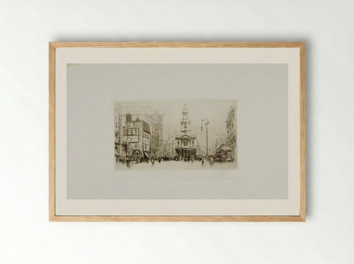 The Strand, London - William Walcot - Framed Print Wood