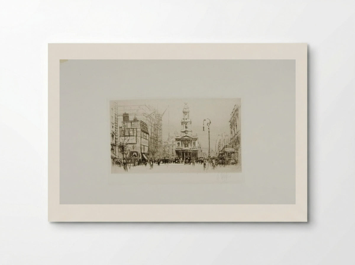 The Strand, London - William Walcot - Poster