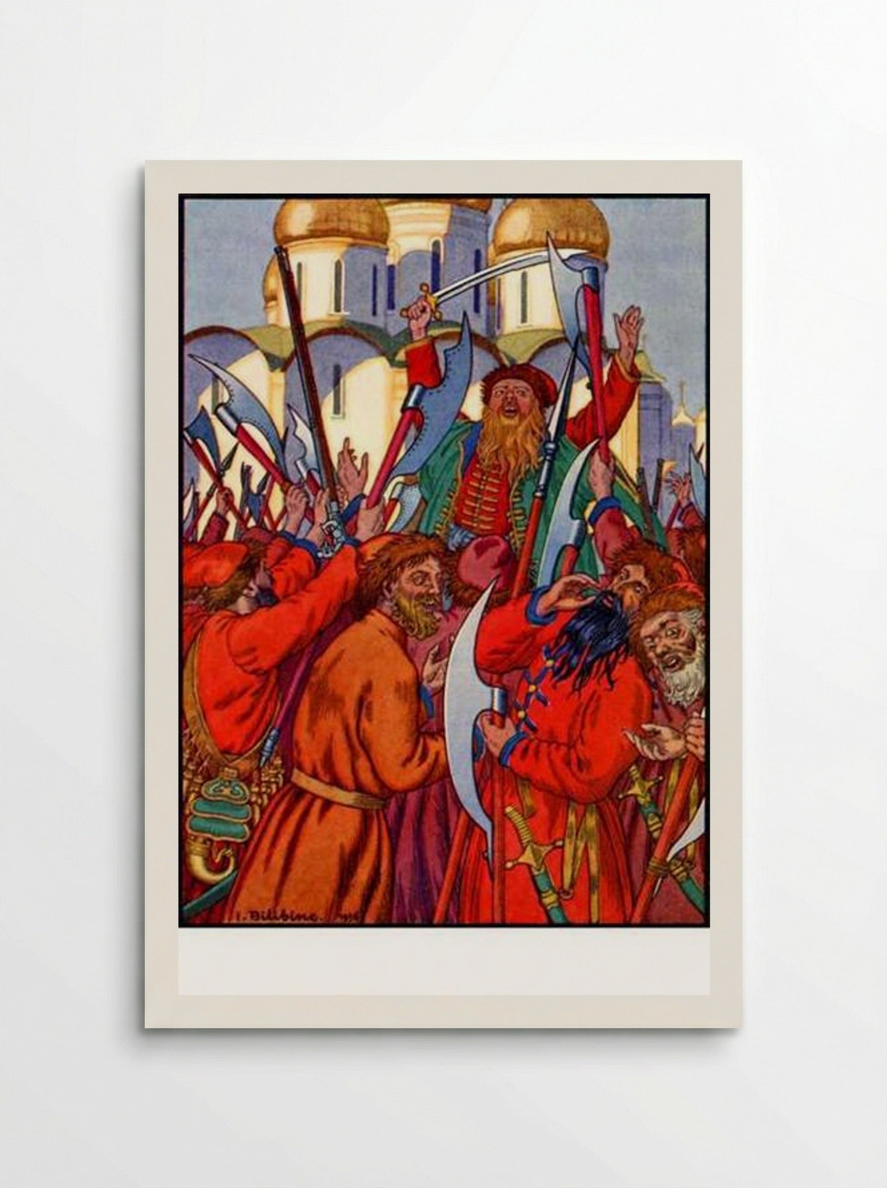 The Streltsy Uprising - Ivan Bilibin - Poster
