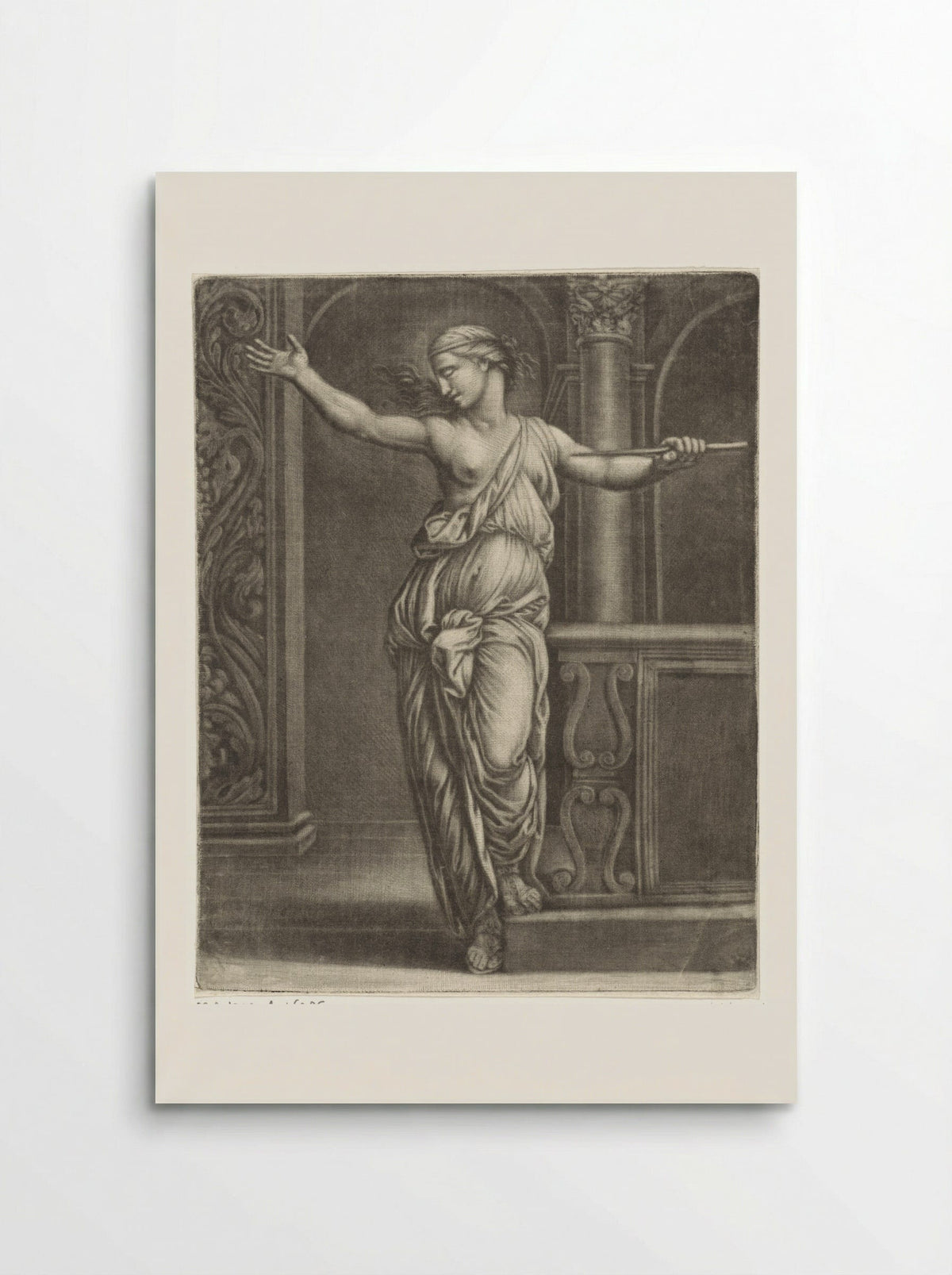 The Suicide of Lucretia - Jan van Somer - Poster