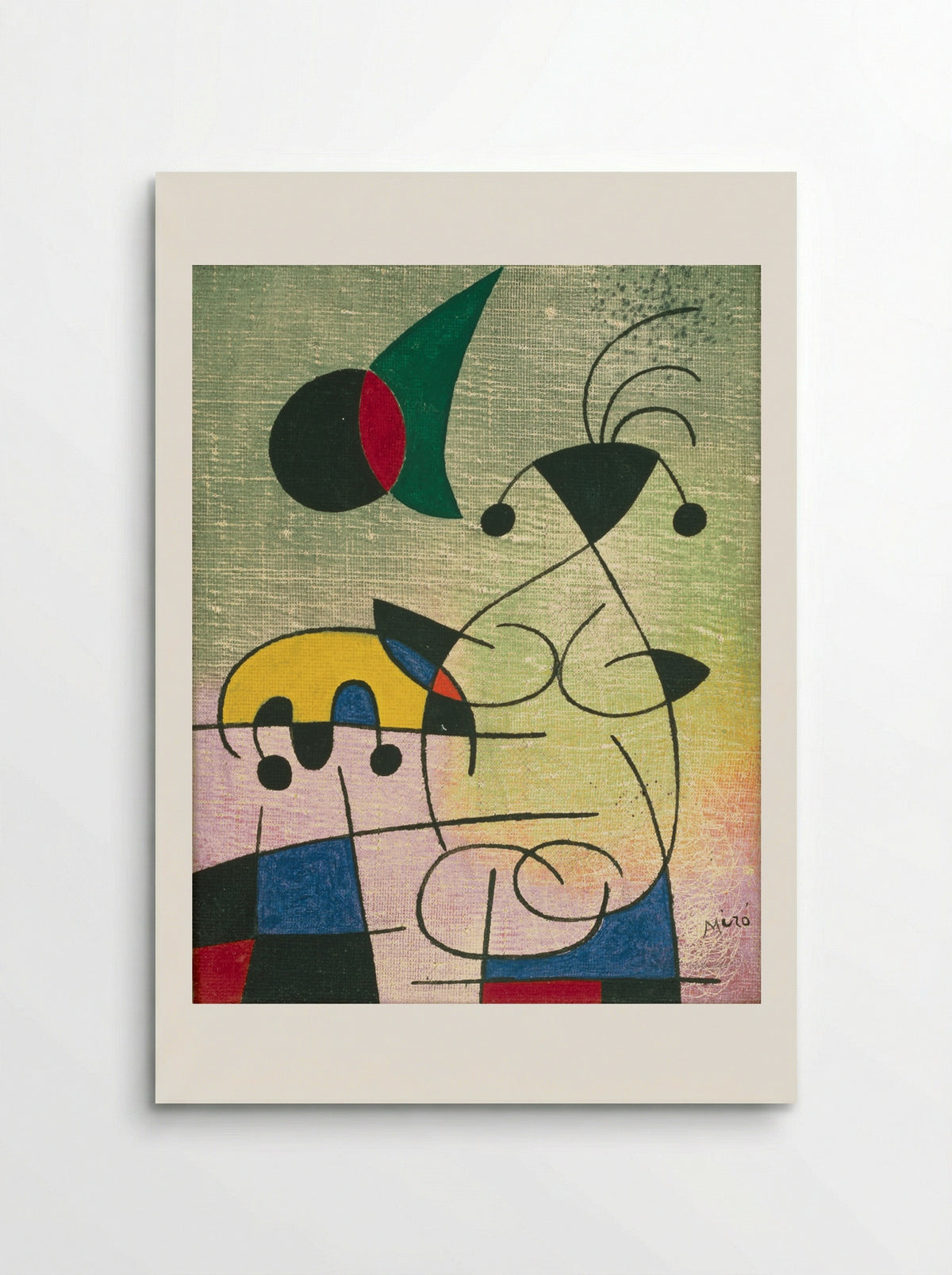 The Sun Embracing the Lover - Joan Miró - Poster