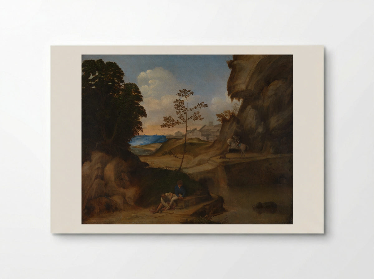 The Sunset - Giorgione - Poster