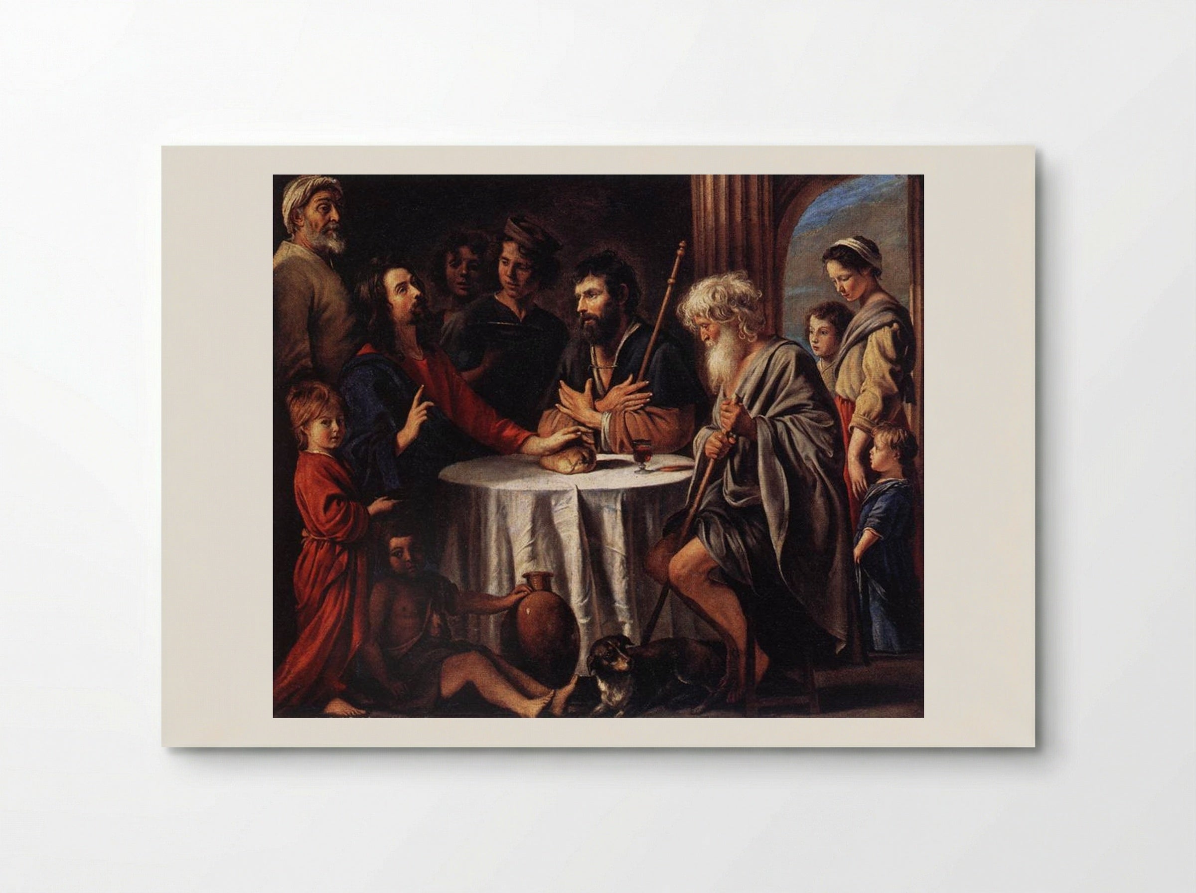The Supper at Emmaus - Le Nain brothers - Poster