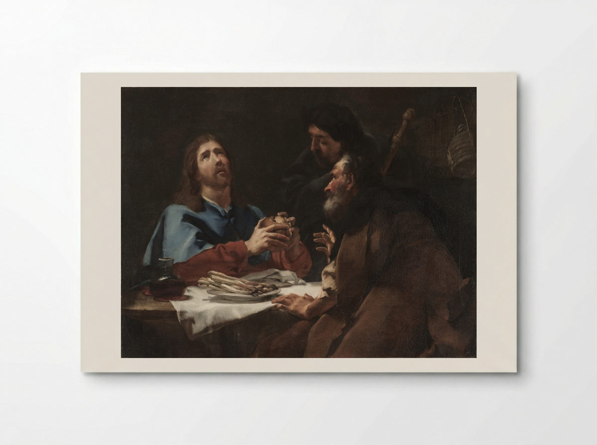 The Supper at Emmaus - Giovanni Battista Piazzetta - Poster