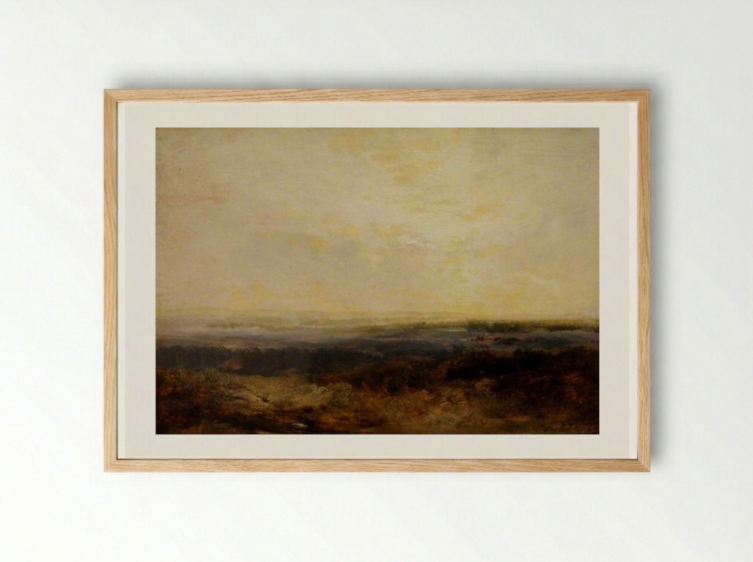 The Sussex Weald - James Webb - Framed Print Wood