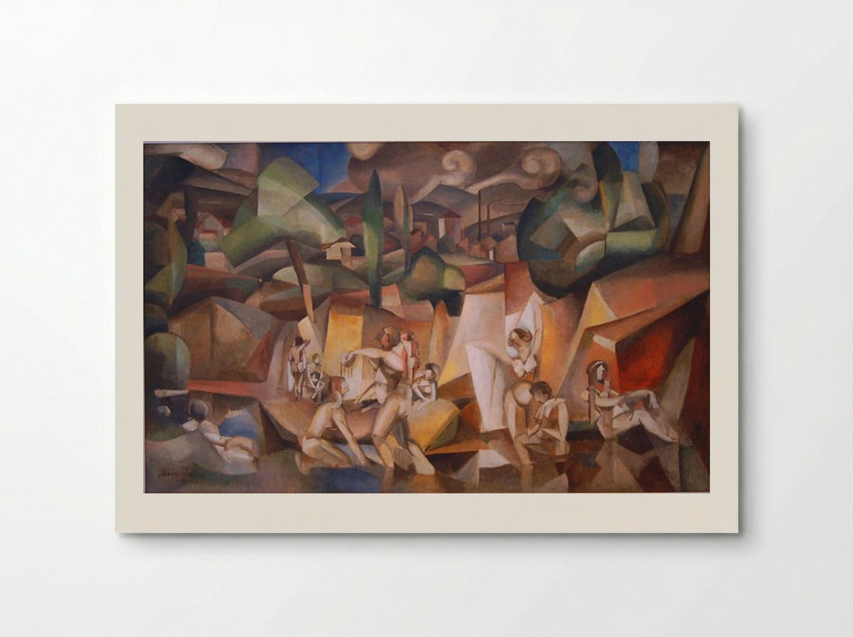 The Swimmers - Albert Gleizes - Poster