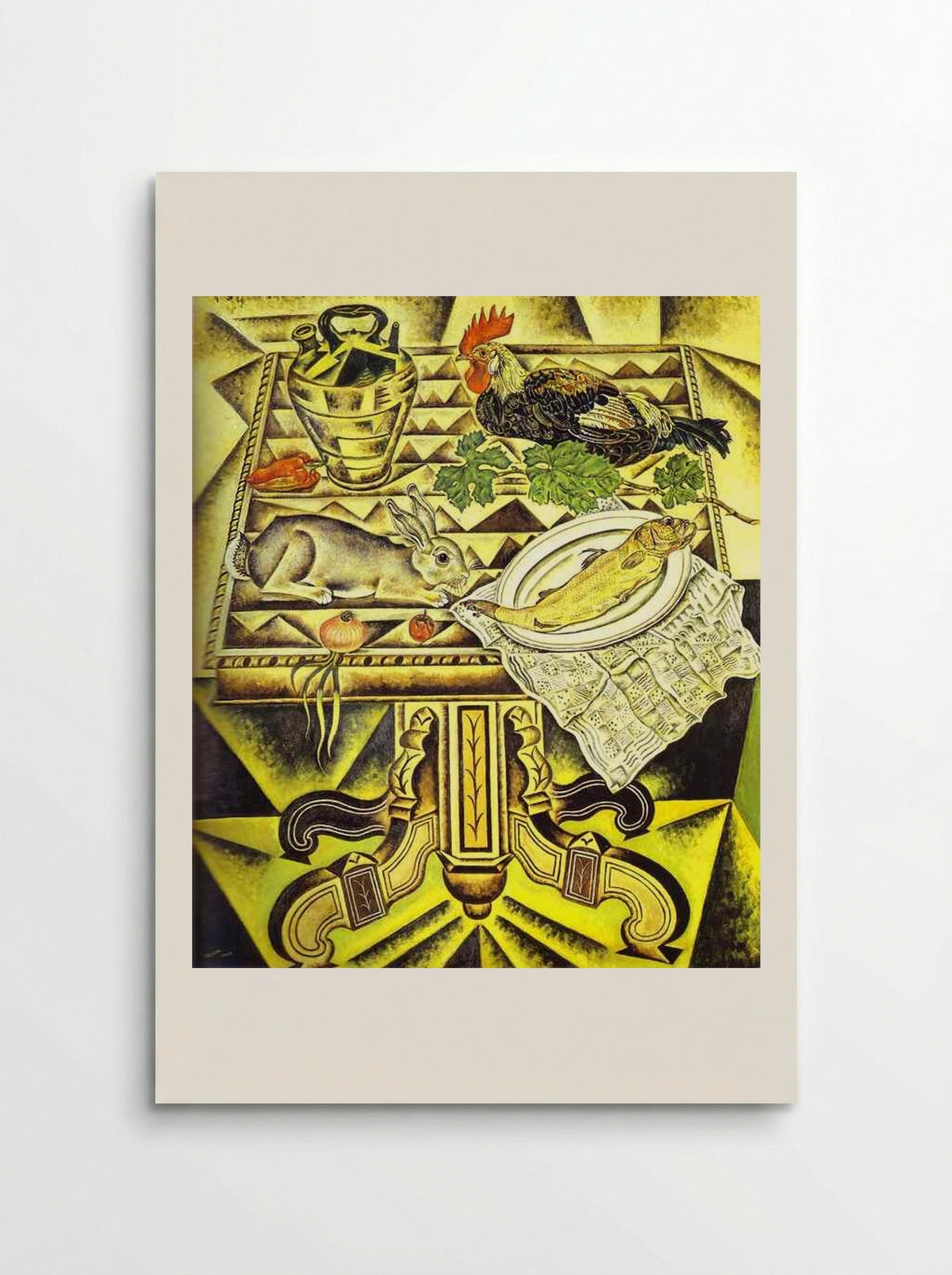 The Table (Still Life with Rabbit) - Joan Miró - Poster