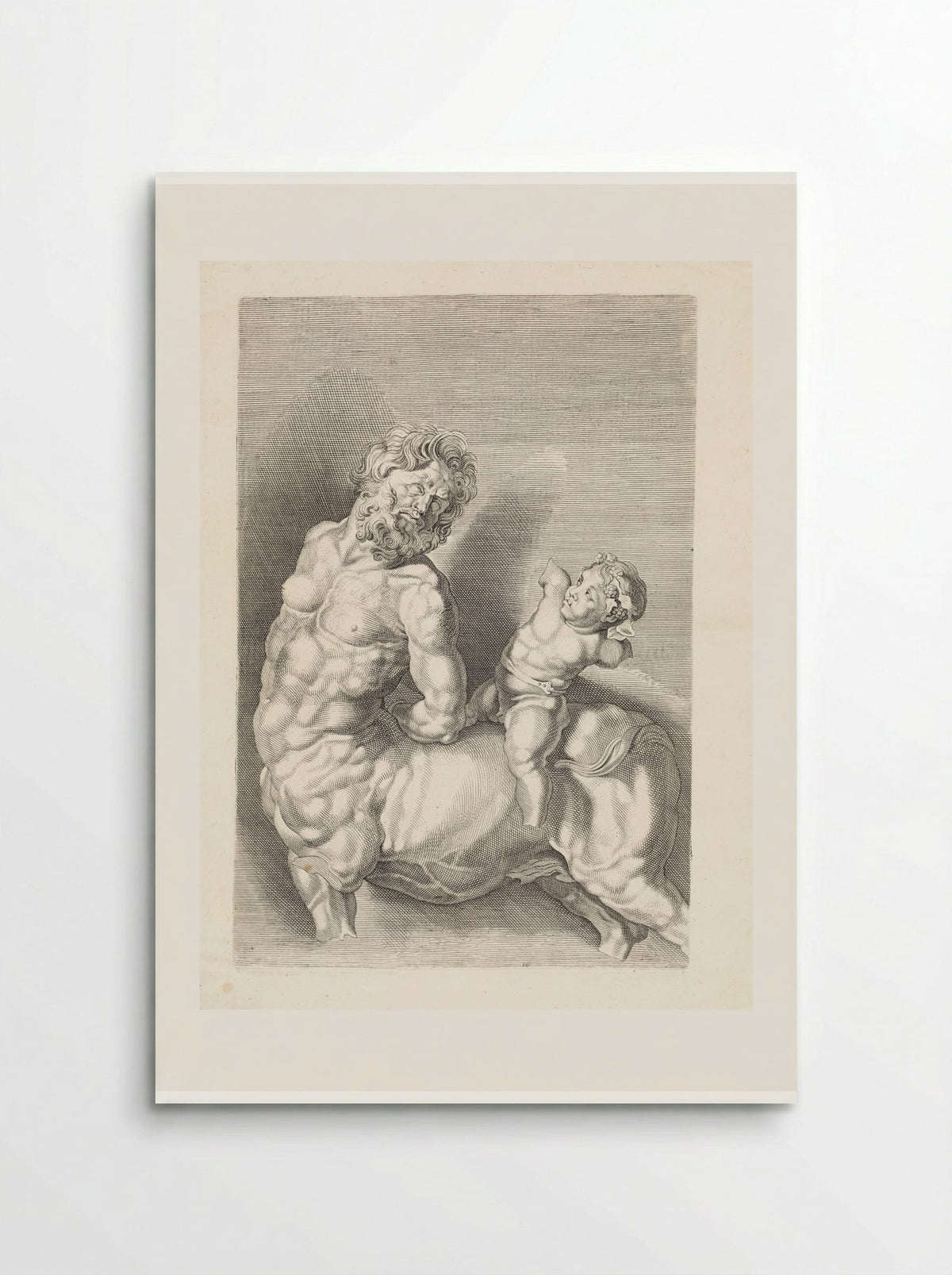 The Tamed Centaur - Paulus Pontius - Poster