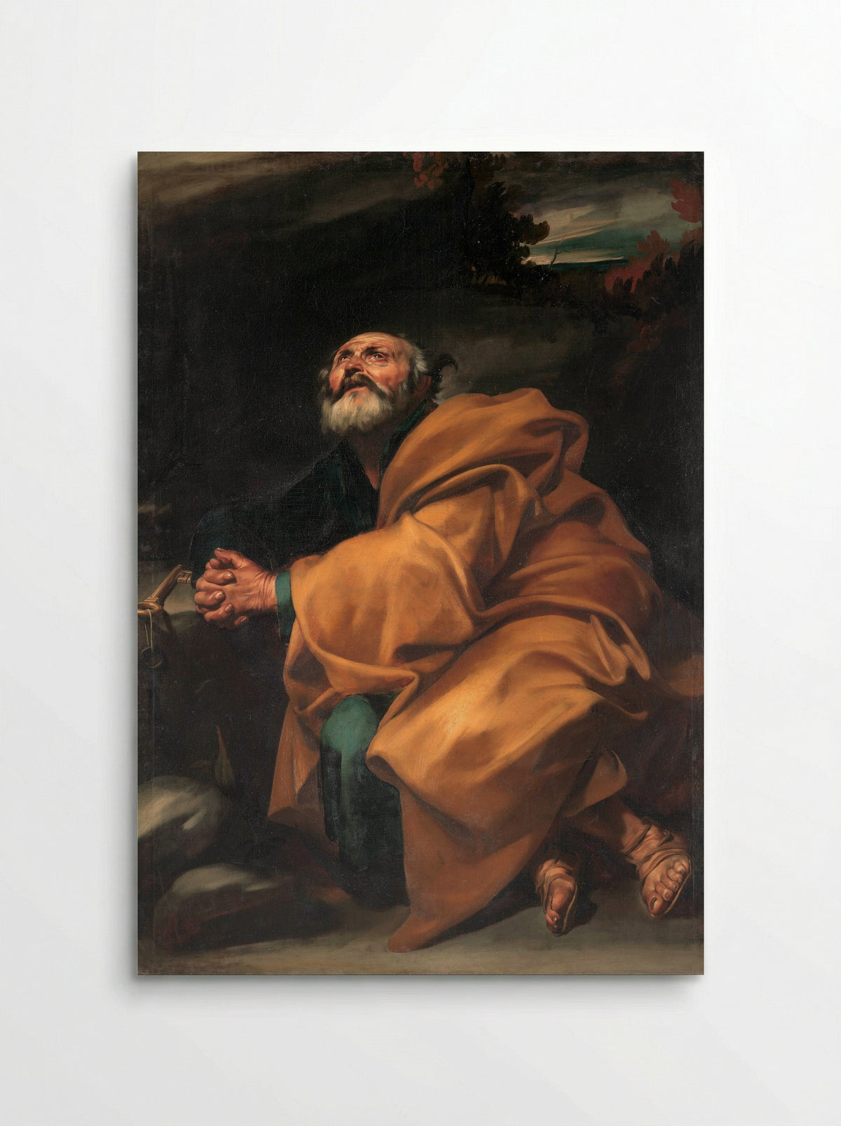 The Tears of Saint Peter - Jusepe de Ribera - Poster