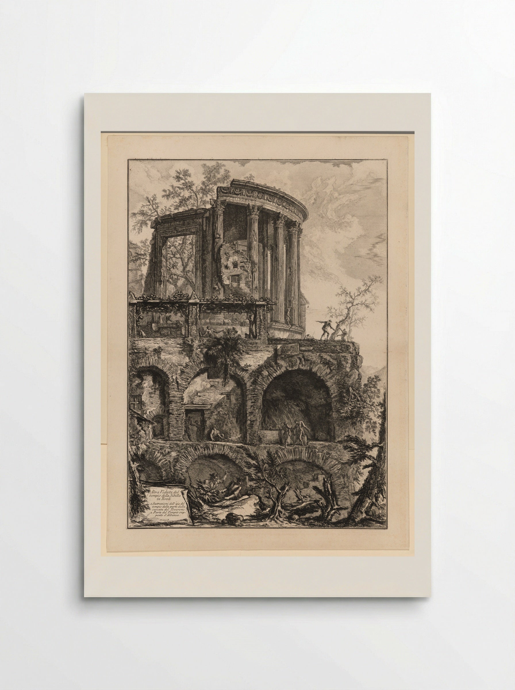 The Temple of the Sibyl, Tivoli - Giovanni Battista Piranesi - Poster