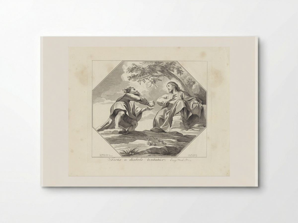The Temptation of Christ - Jan Punt - Poster