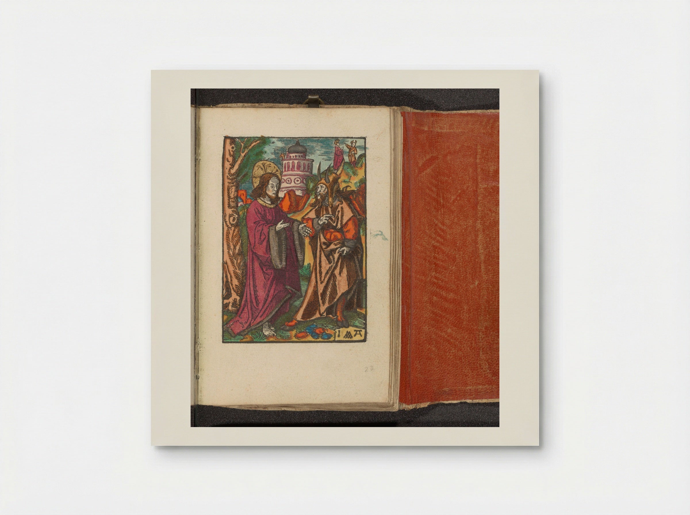 The Temptation of Christ - Doen Pietersz. - Poster