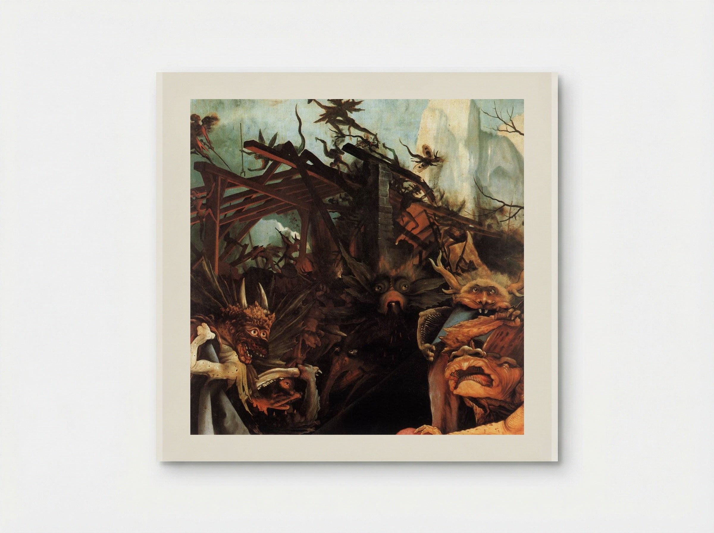 The Temptation of St. Anthony - Matthias Grünewald - Poster