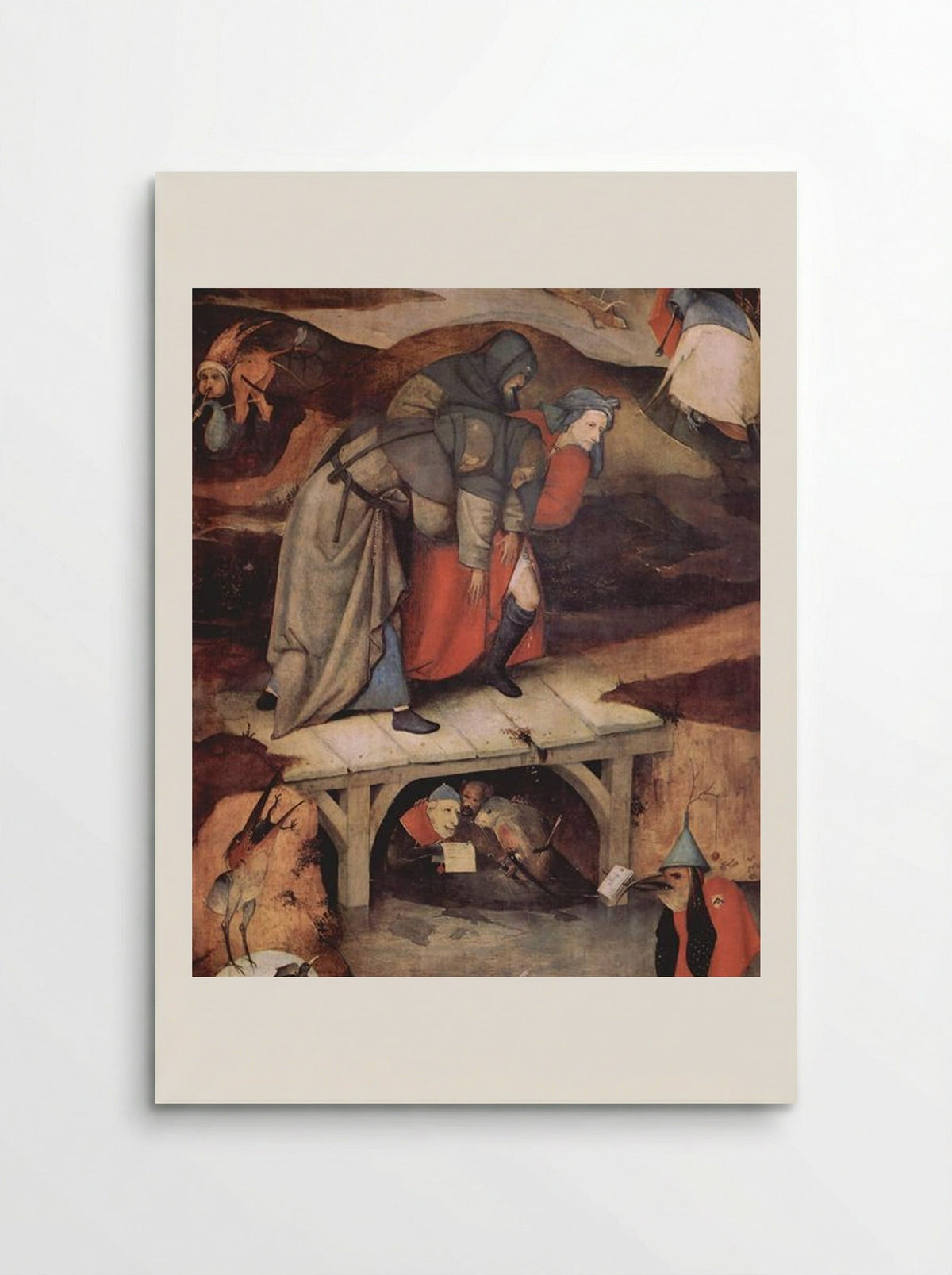 The Temptation of St. Anthony (detail) - Hieronymus Bosch - Poster