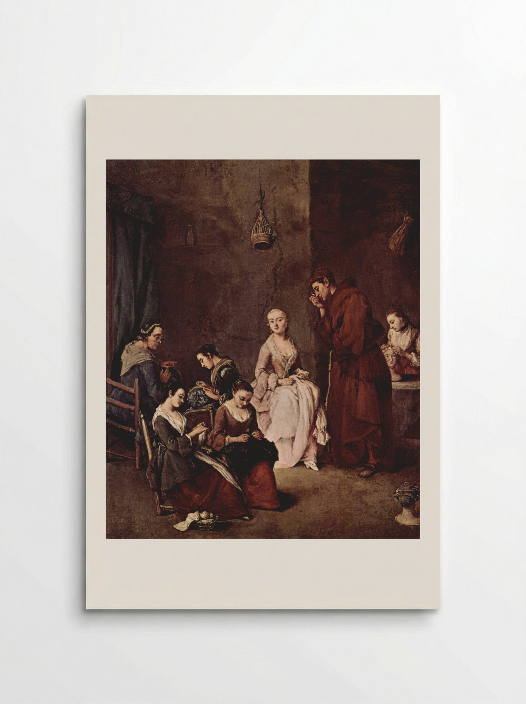 The Temptation - Pietro Longhi - Poster
