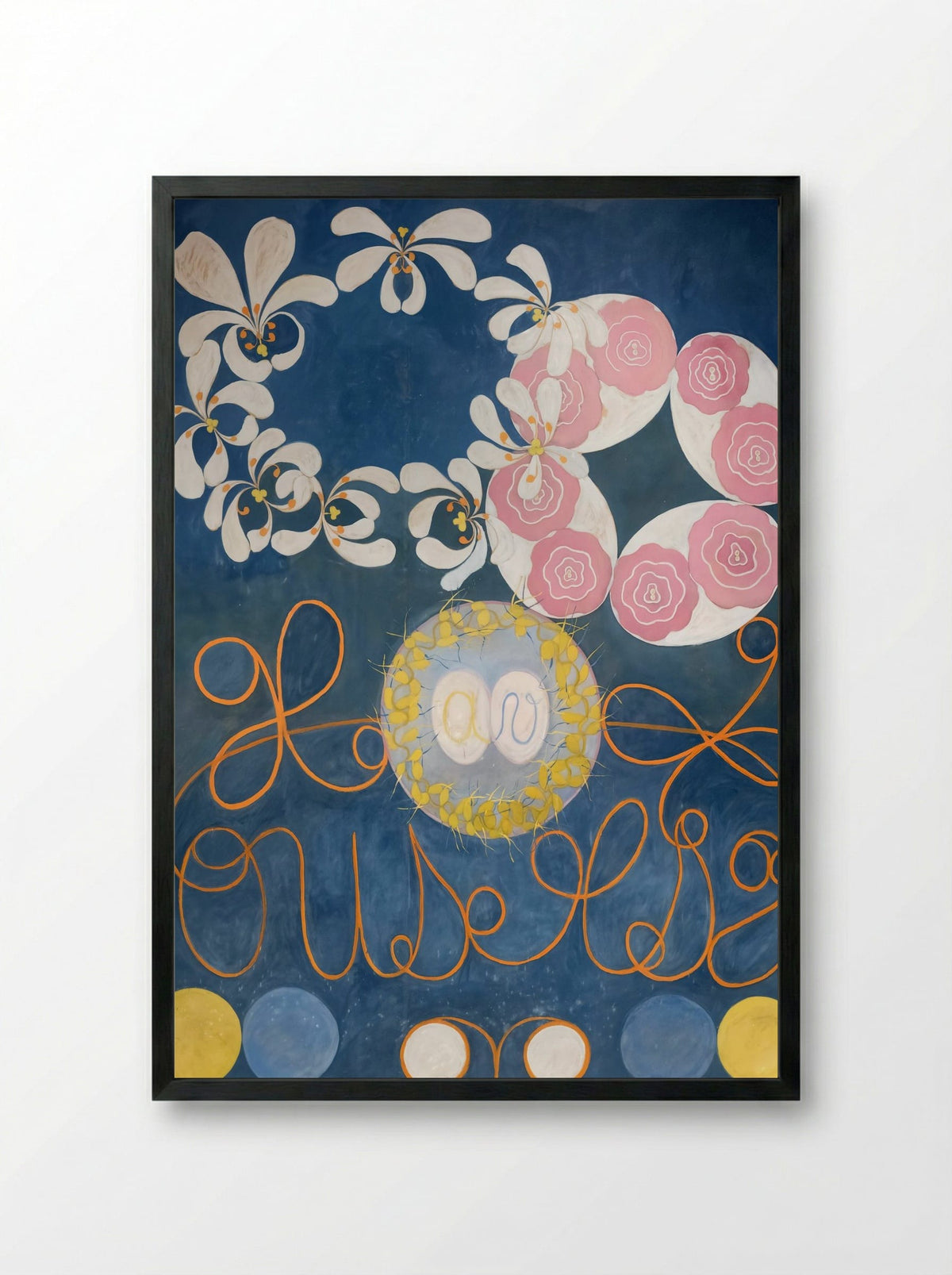 The Ten Largest, No. 1, Childhood - Hilma af Klint - Framed Print Black