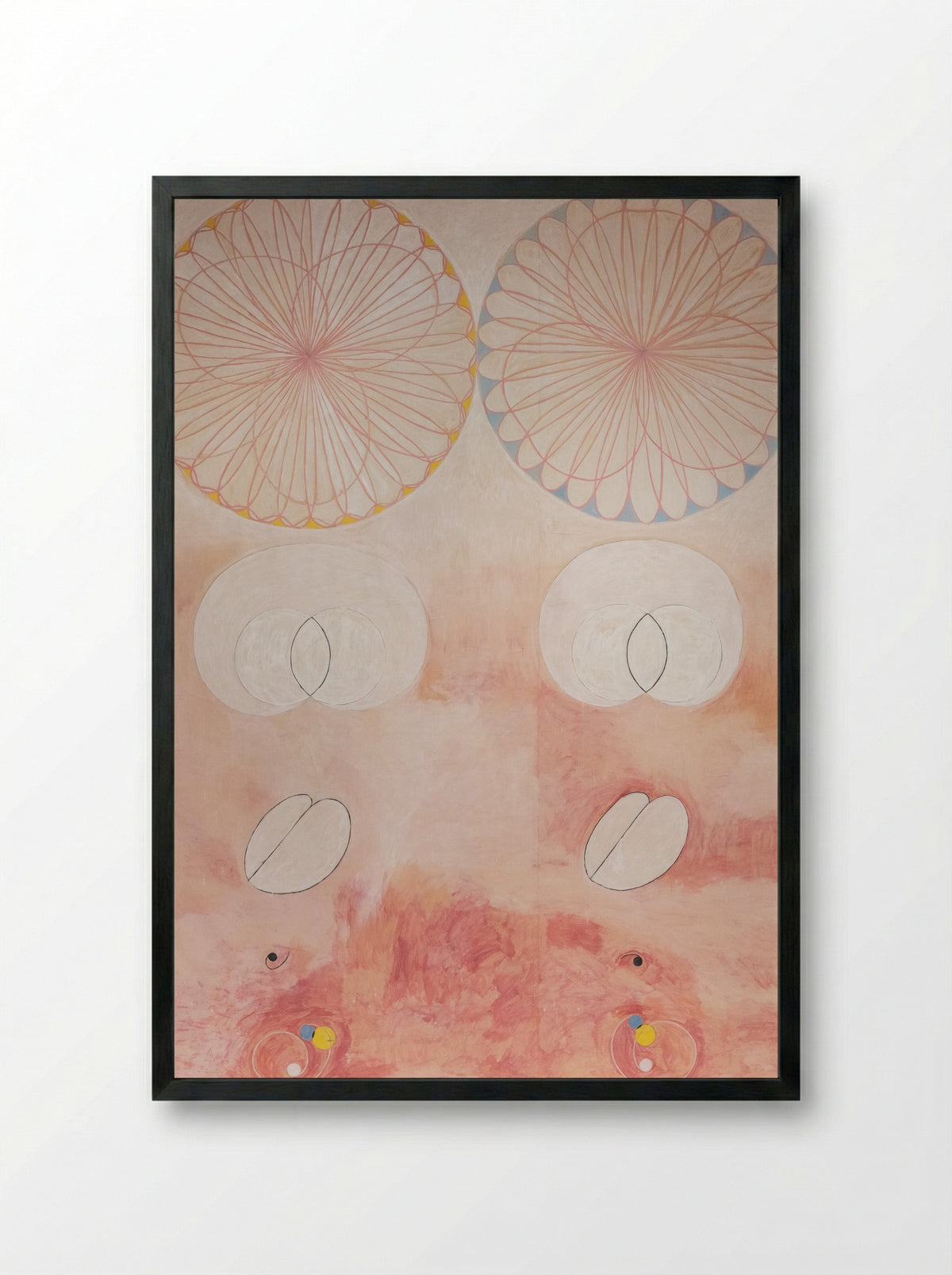 The Ten Largest, No. 9, Old Age - Hilma af Klint - Framed Print Black