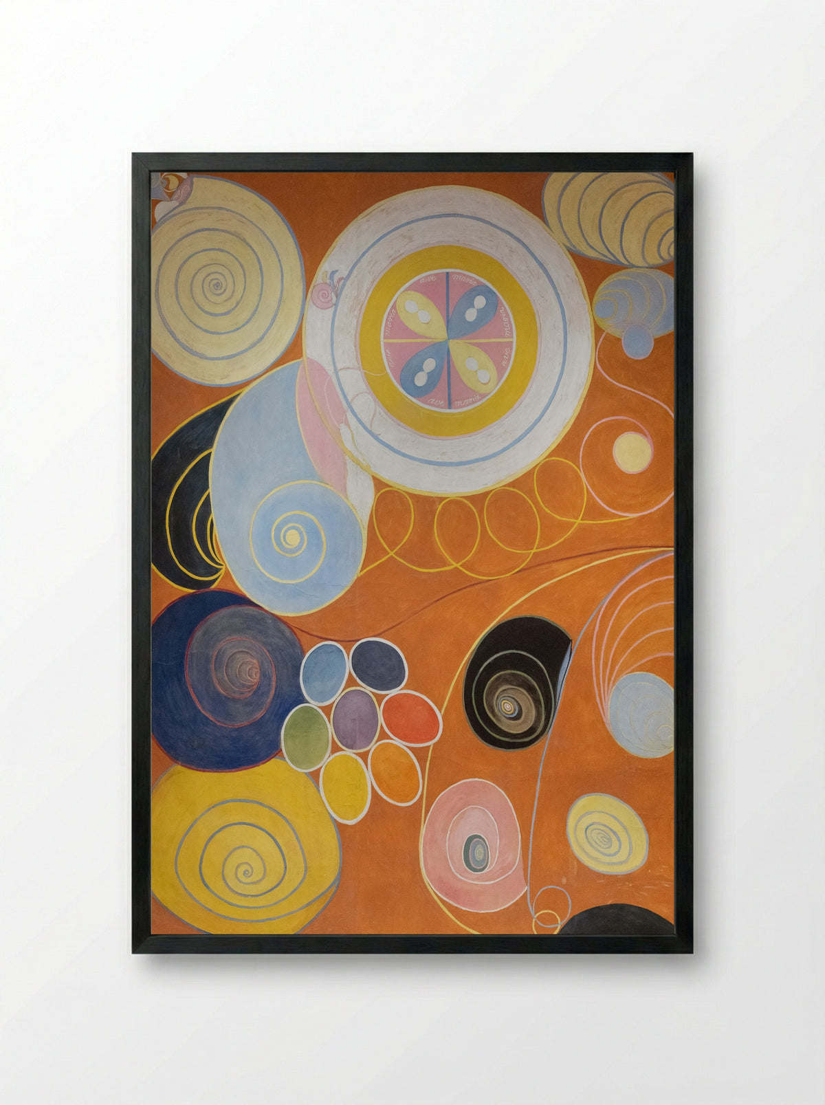 The Ten Largest, No. 3, Youth - Hilma af Klint - Framed Print Black
