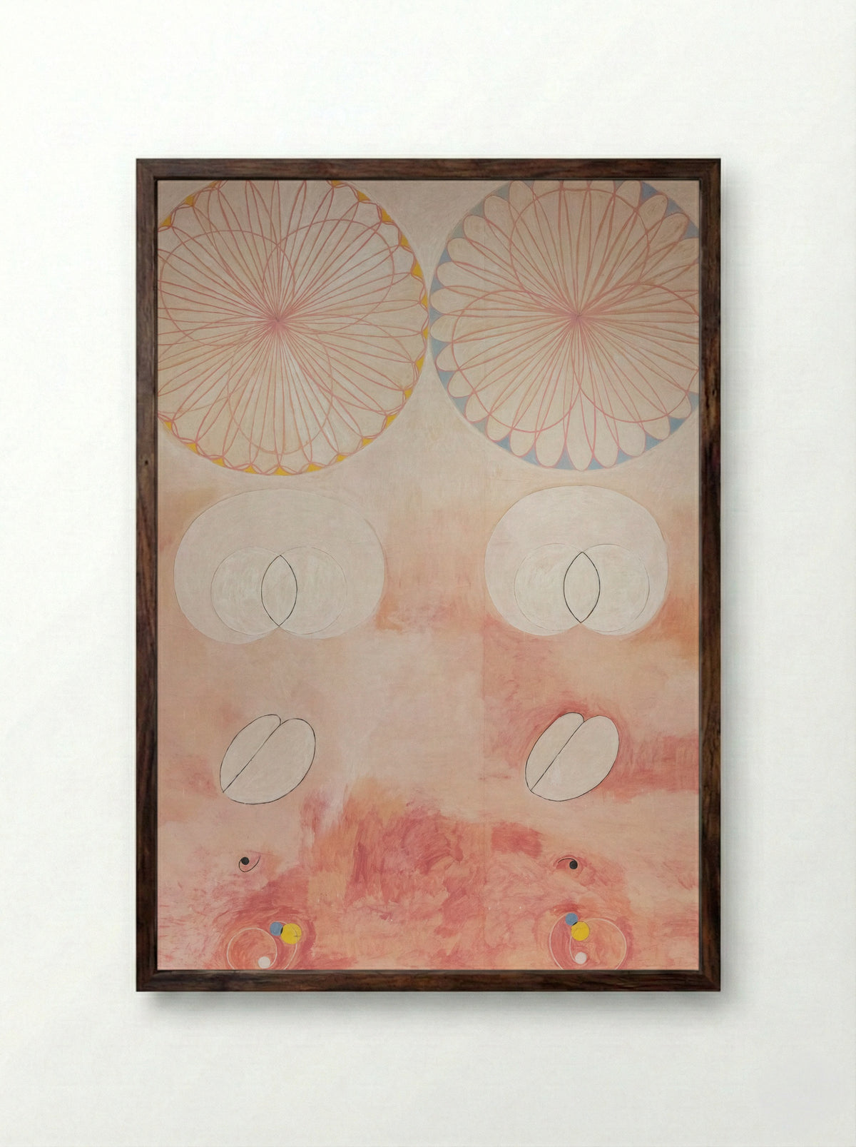 The Ten Largest, No. 9, Old Age - Hilma af Klint - Framed Print Dark Wood