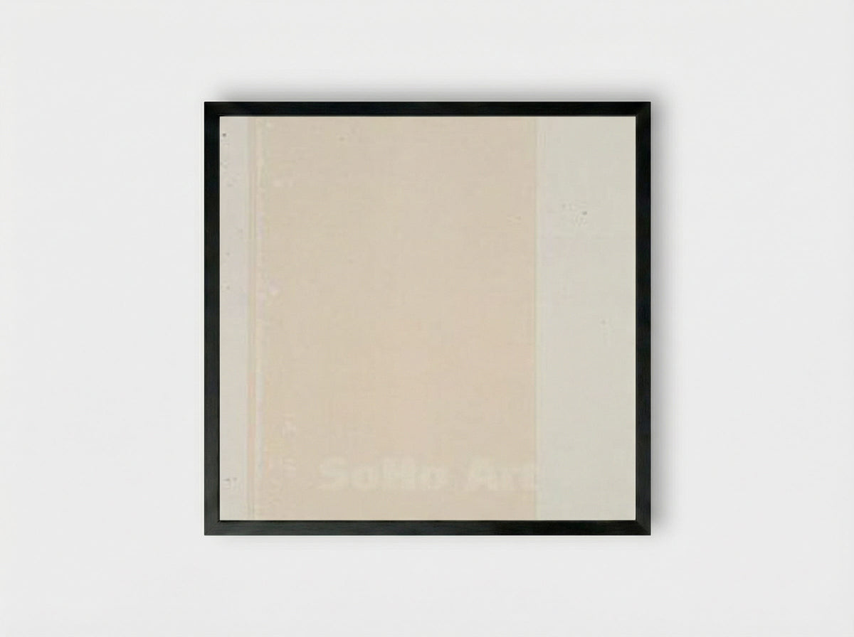 The Tenth Station - Barnett Newman - Framed Print Black