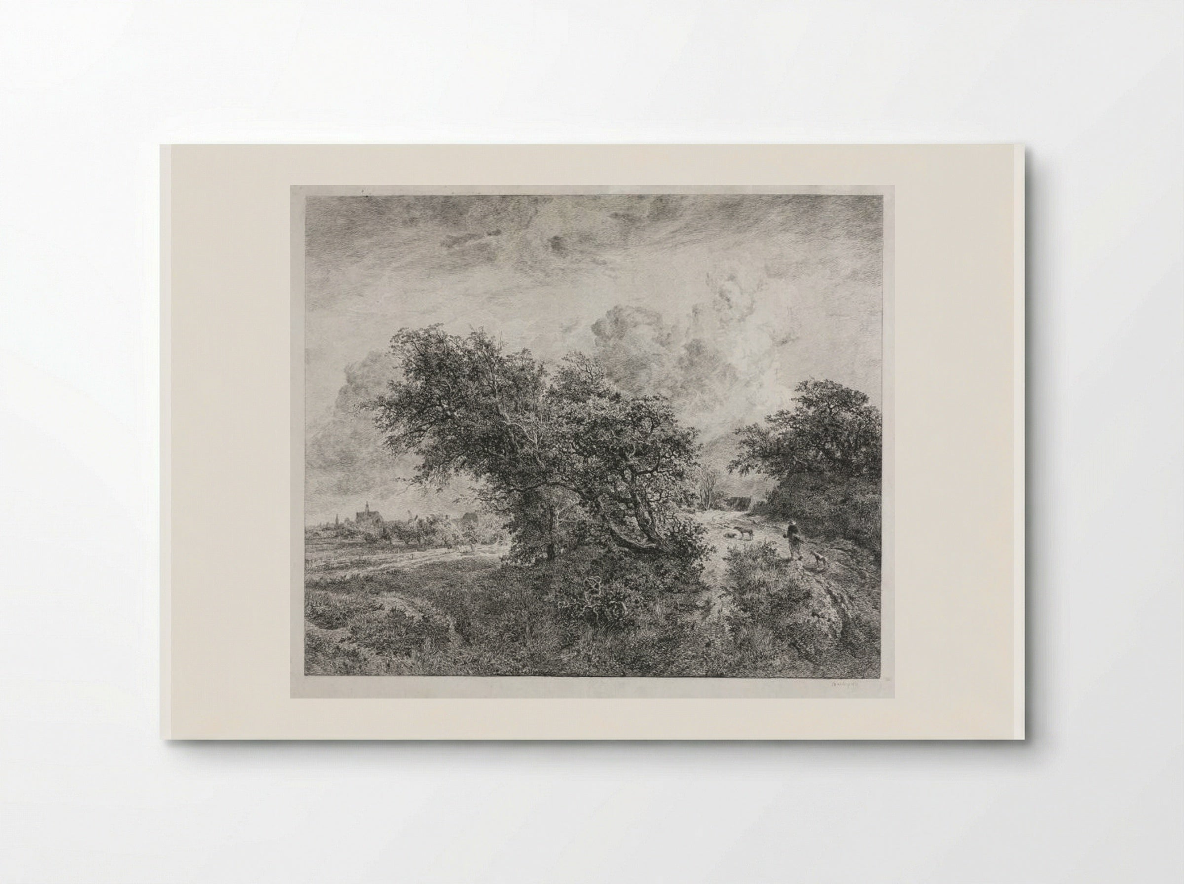 The Thicket - Charles François Daubigny - Poster