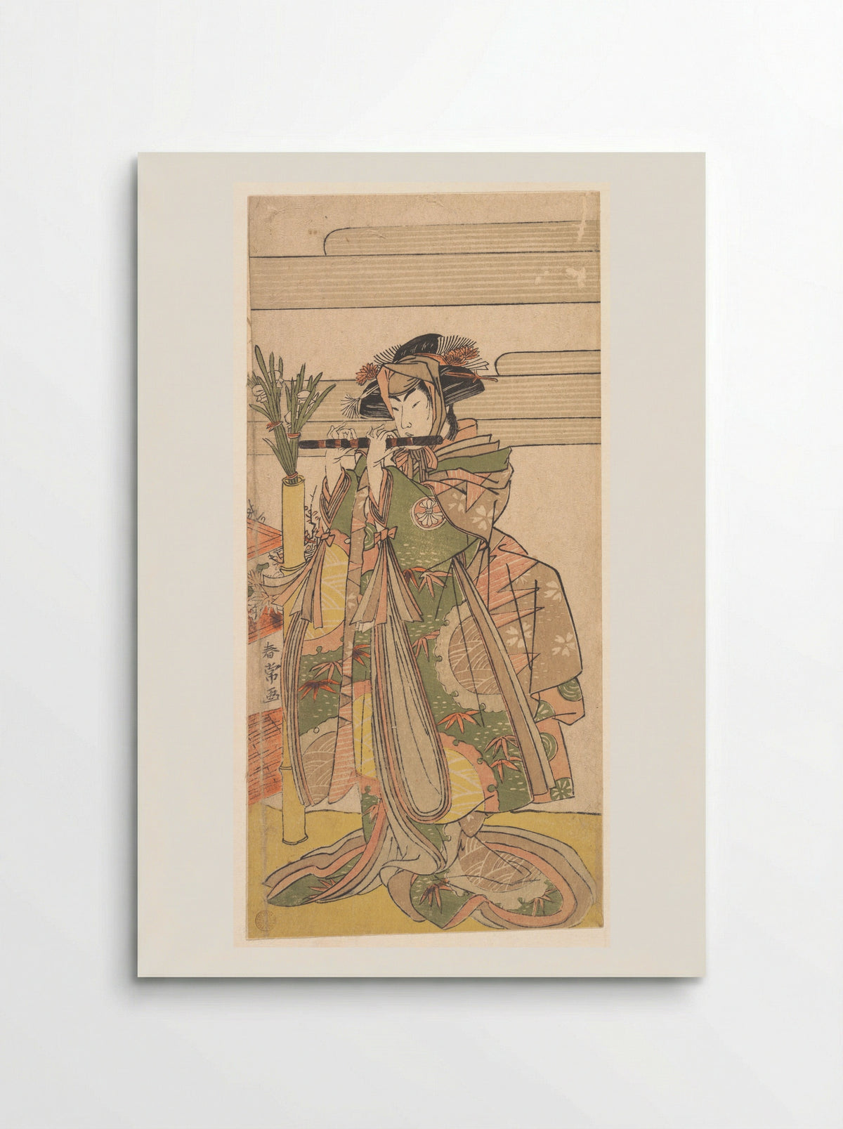 The Third Segawa Kikunojo as a Woman - Katsukawa Shunjō - Poster