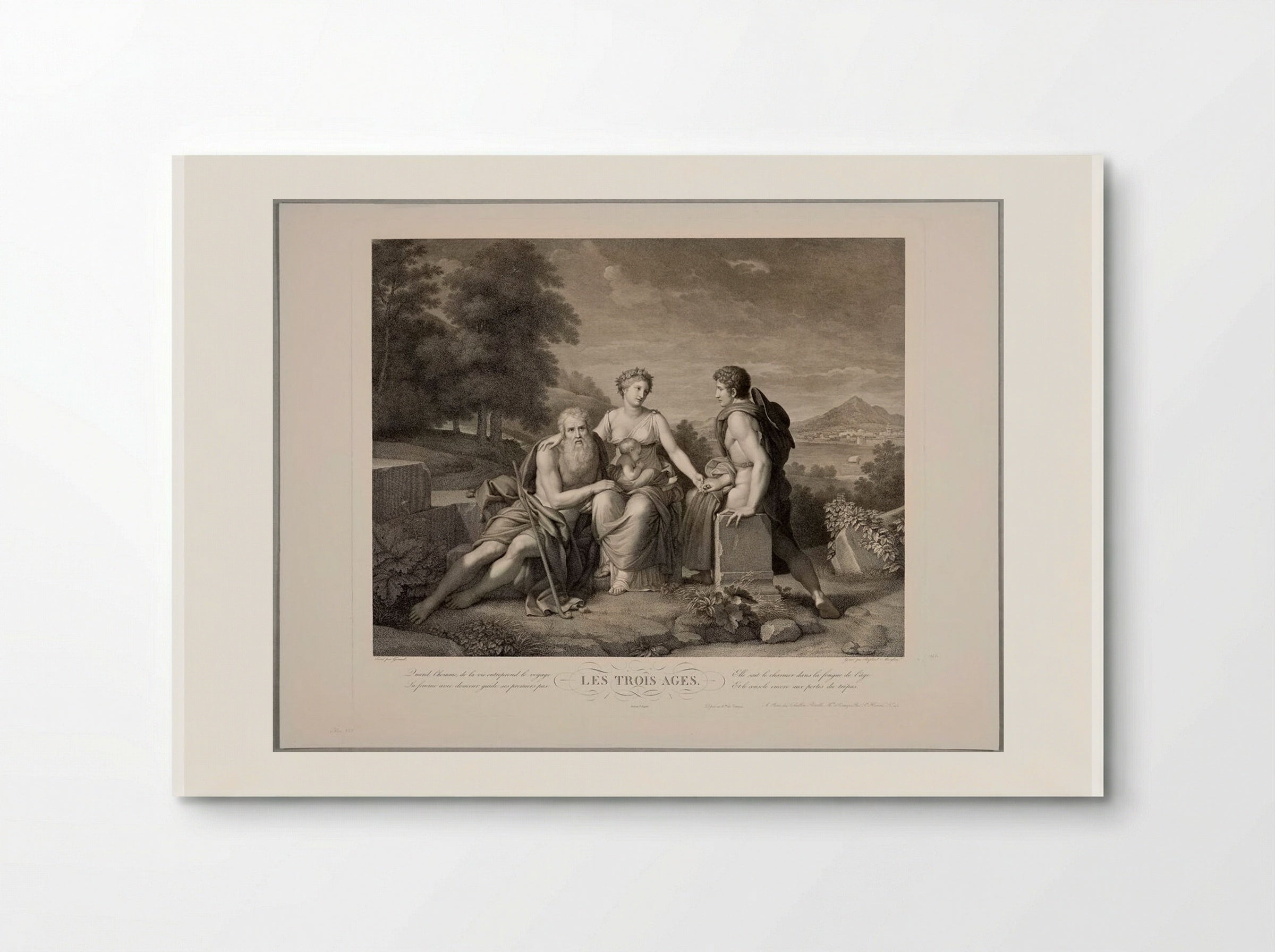 The Three Ages - Raphael Morghen - Poster