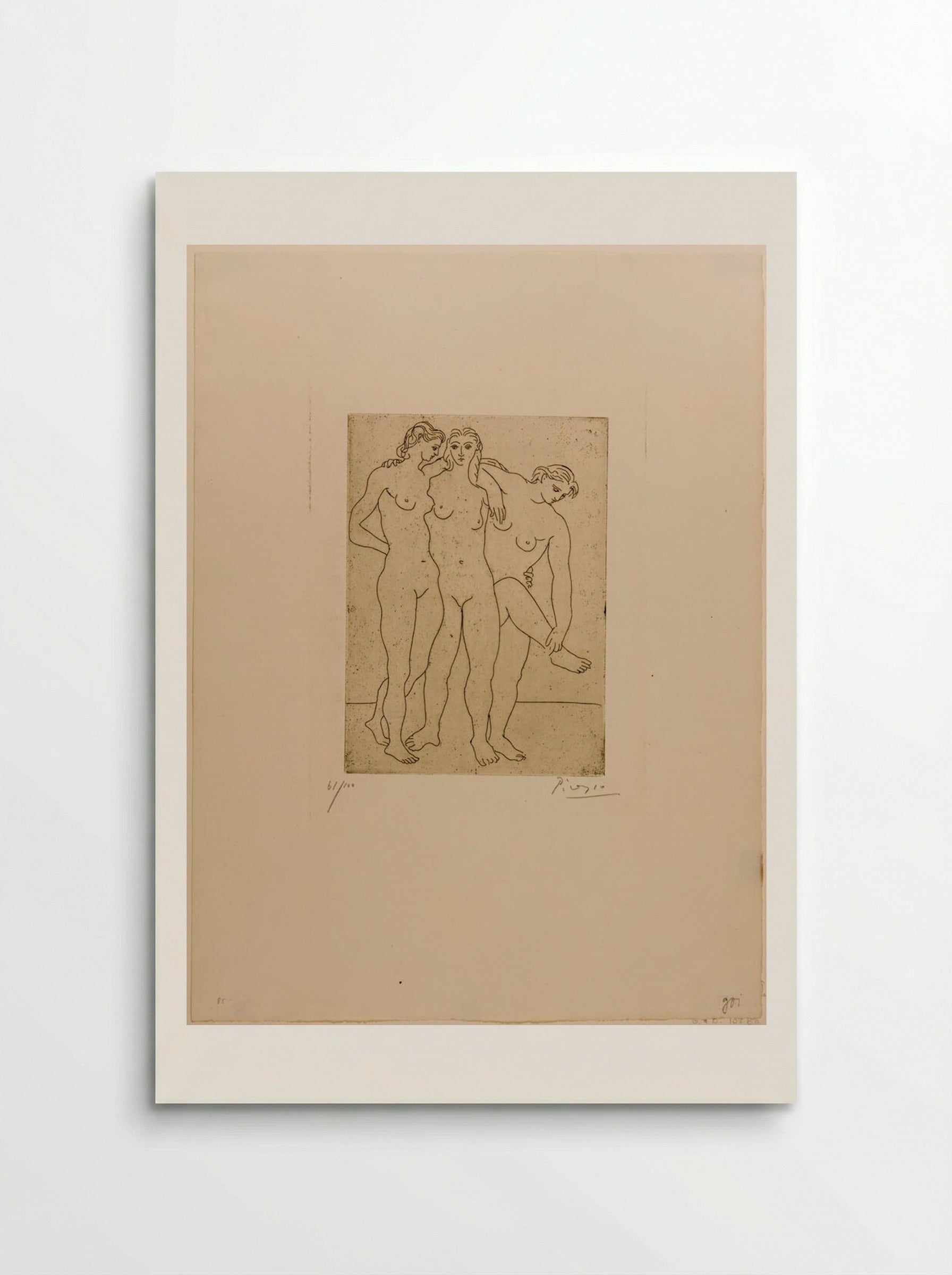 The Three Bathers, III - Pablo Picasso - Poster