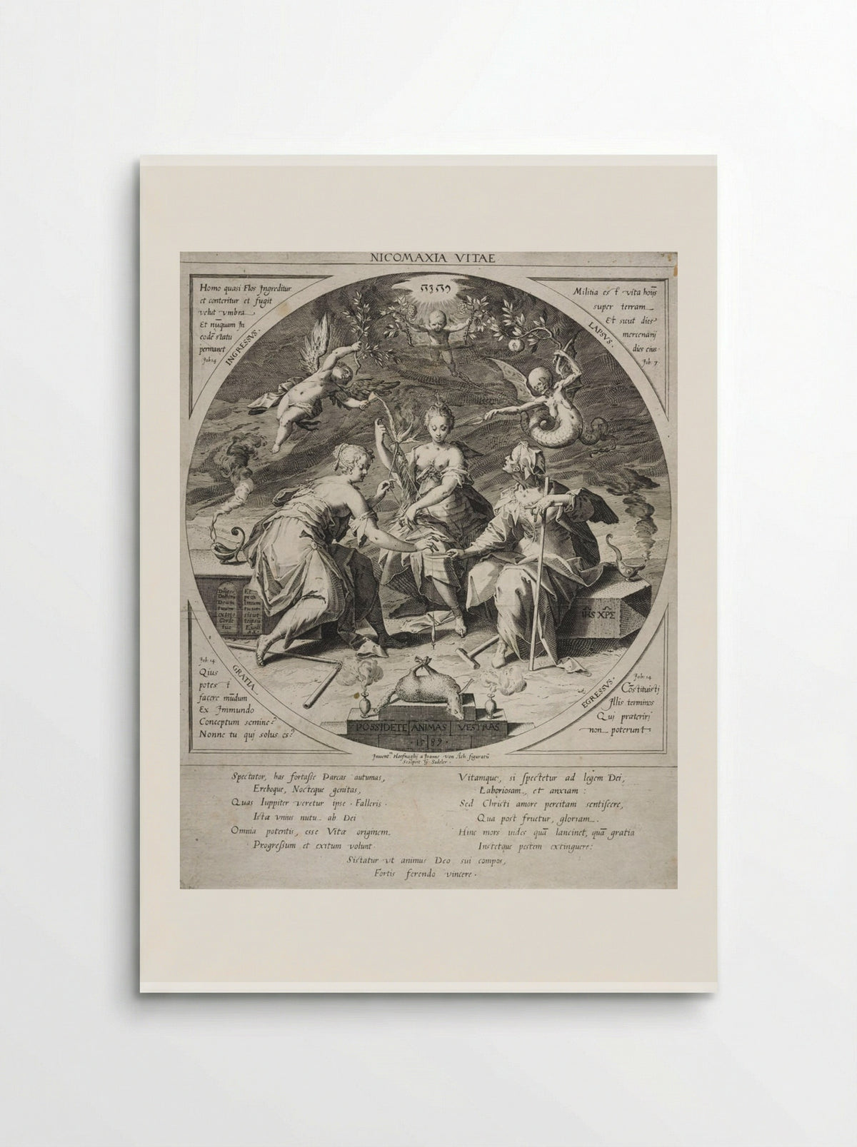 The Three Fates - Aegidius Sadeler II - Poster