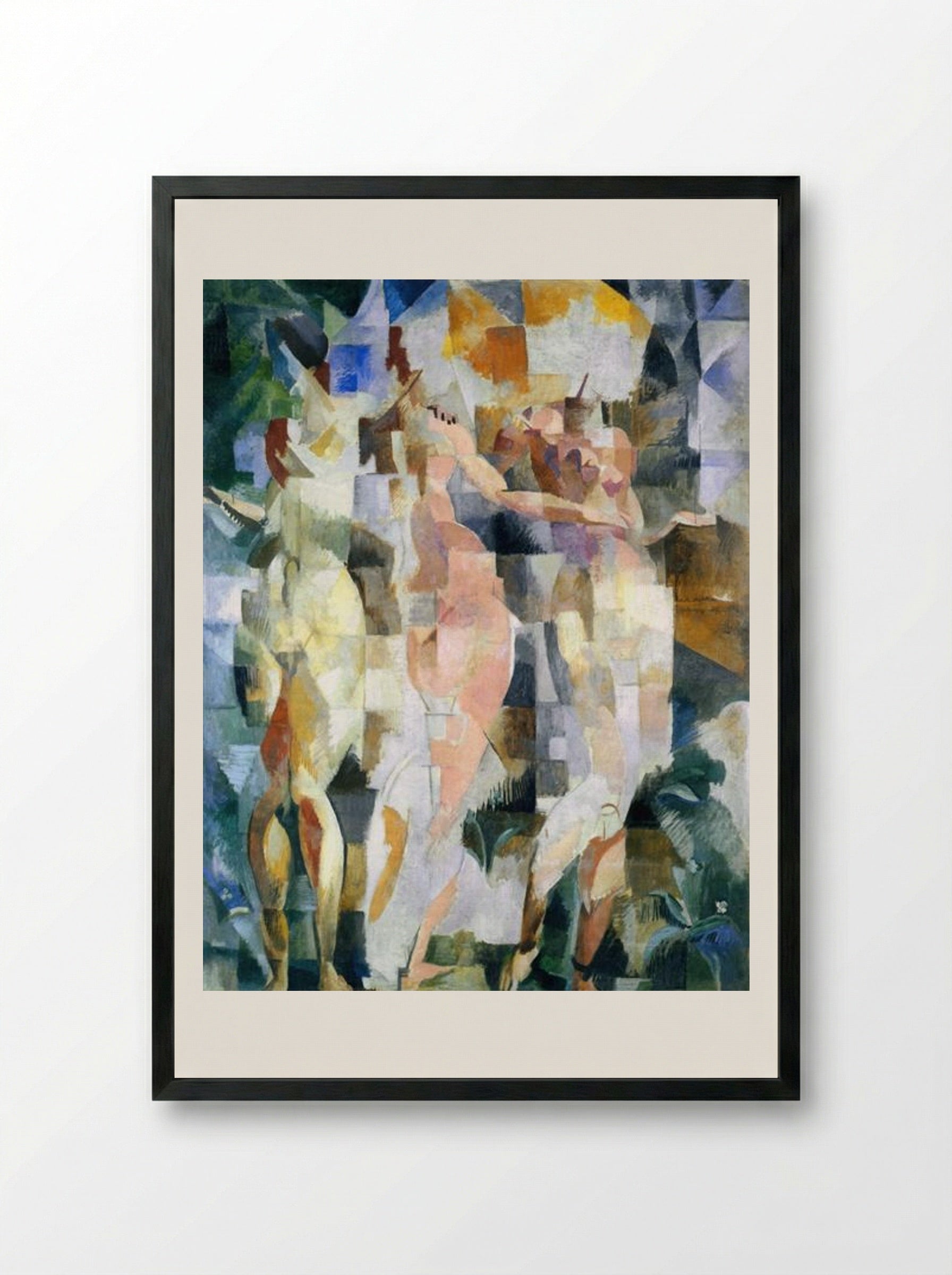 The Three Graces - Robert Delaunay - Framed Print Black