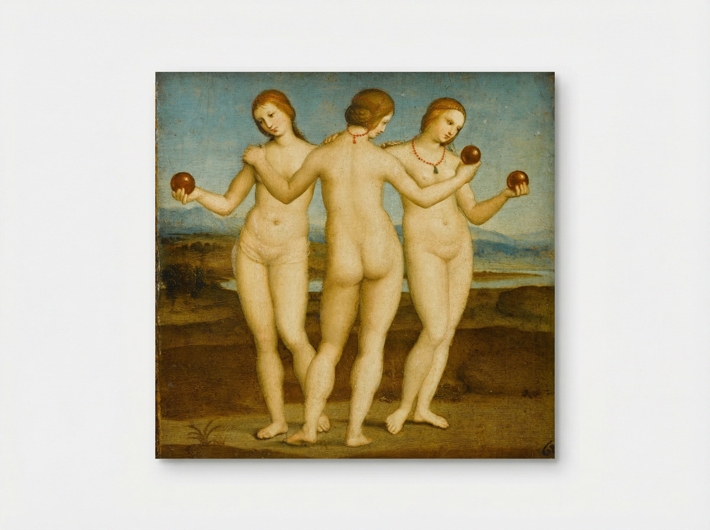The Three Graces - Raphael - Poster