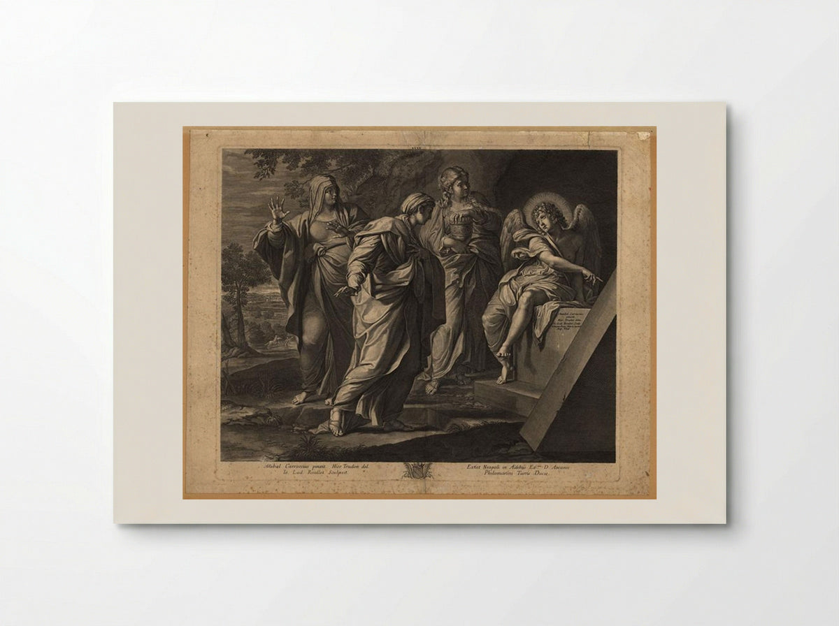 The Three Marys at the Tomb - Annibale Carracci - Poster