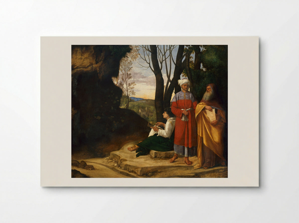 The Three Philosophers - Giorgione - Poster