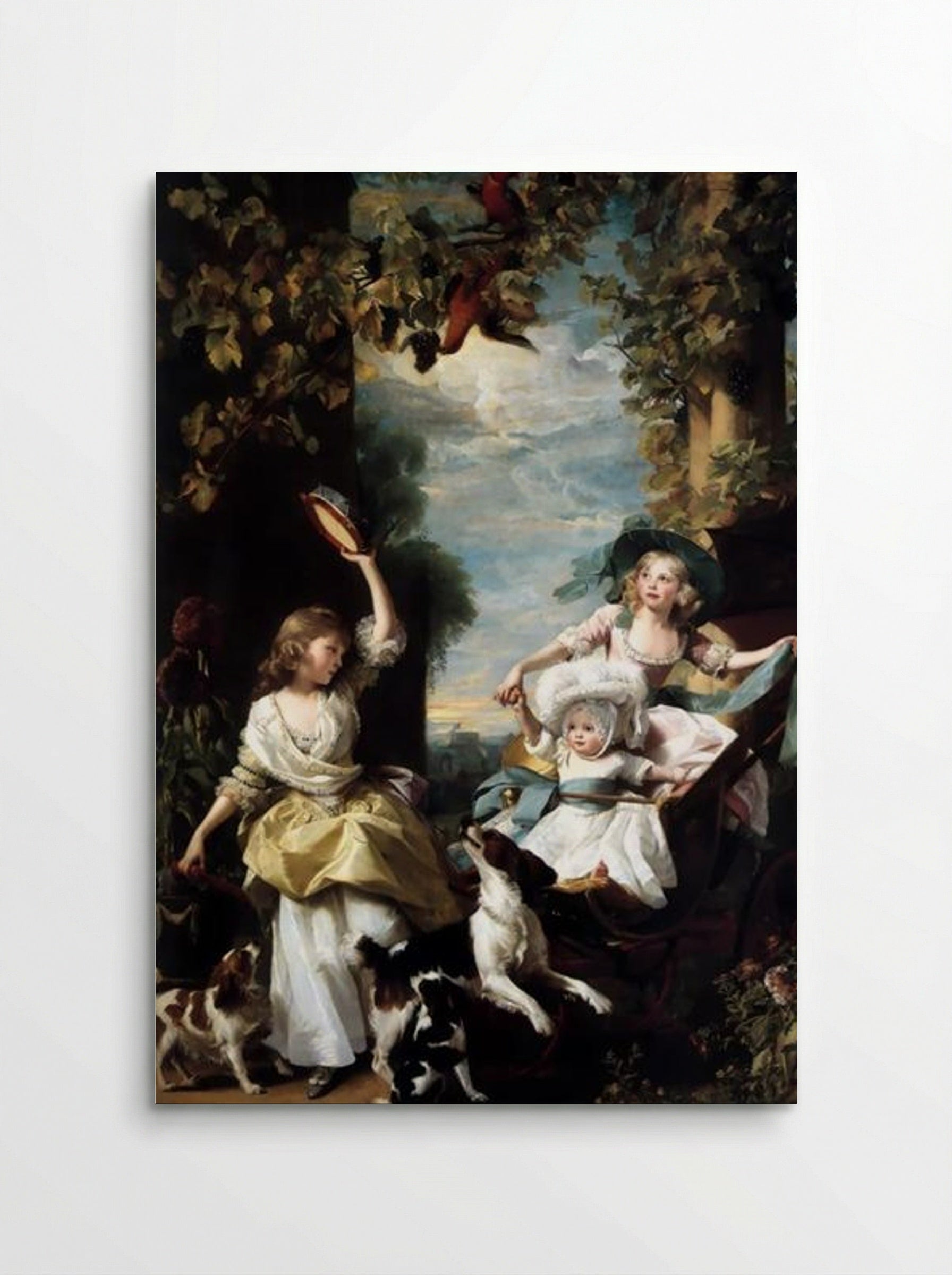 The Three Youngest Daughters of George III - John Singleton Copley - Poster