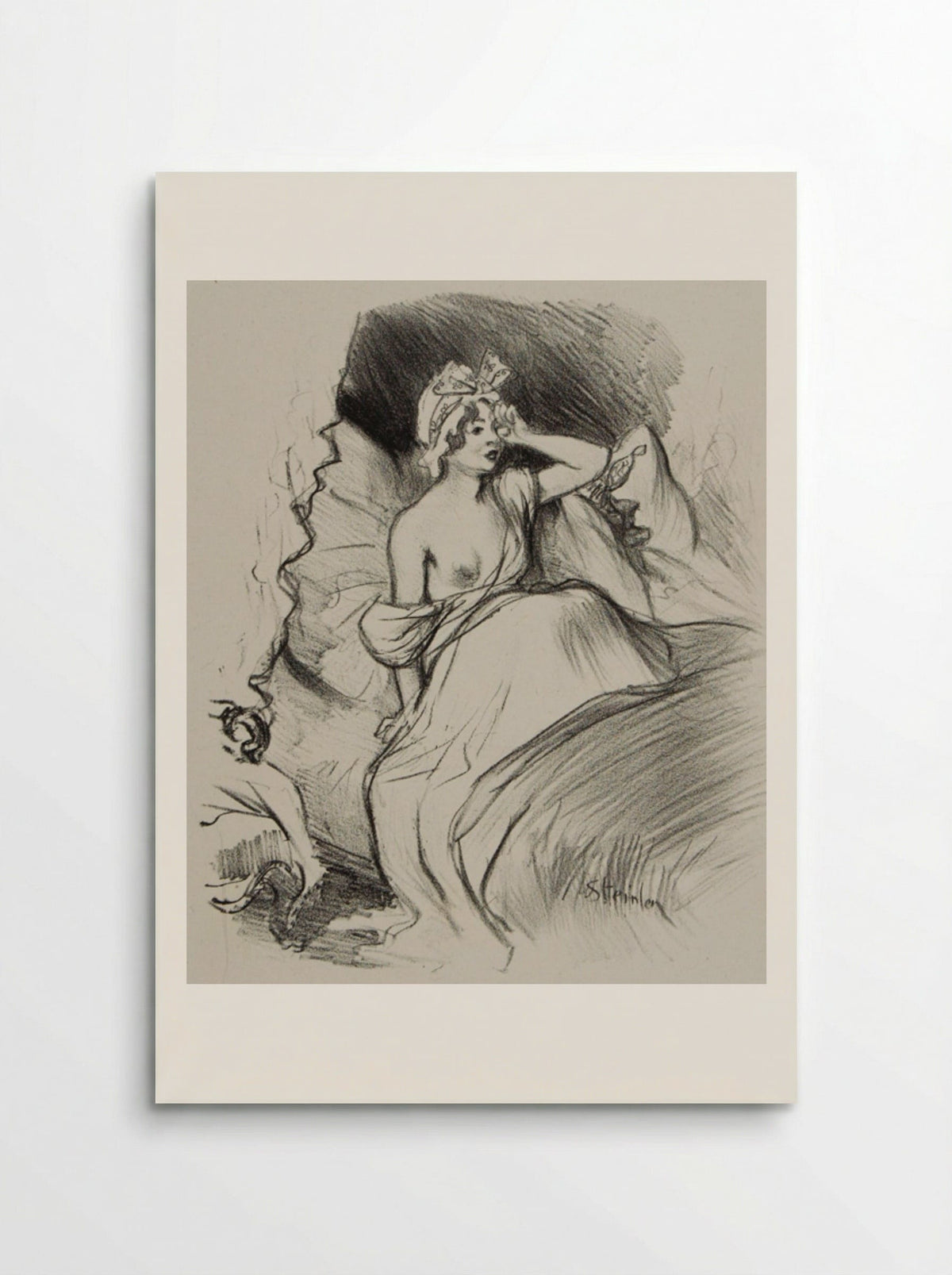 The Tiny Rosette - Théophile-Alexandre Steinlen - Poster