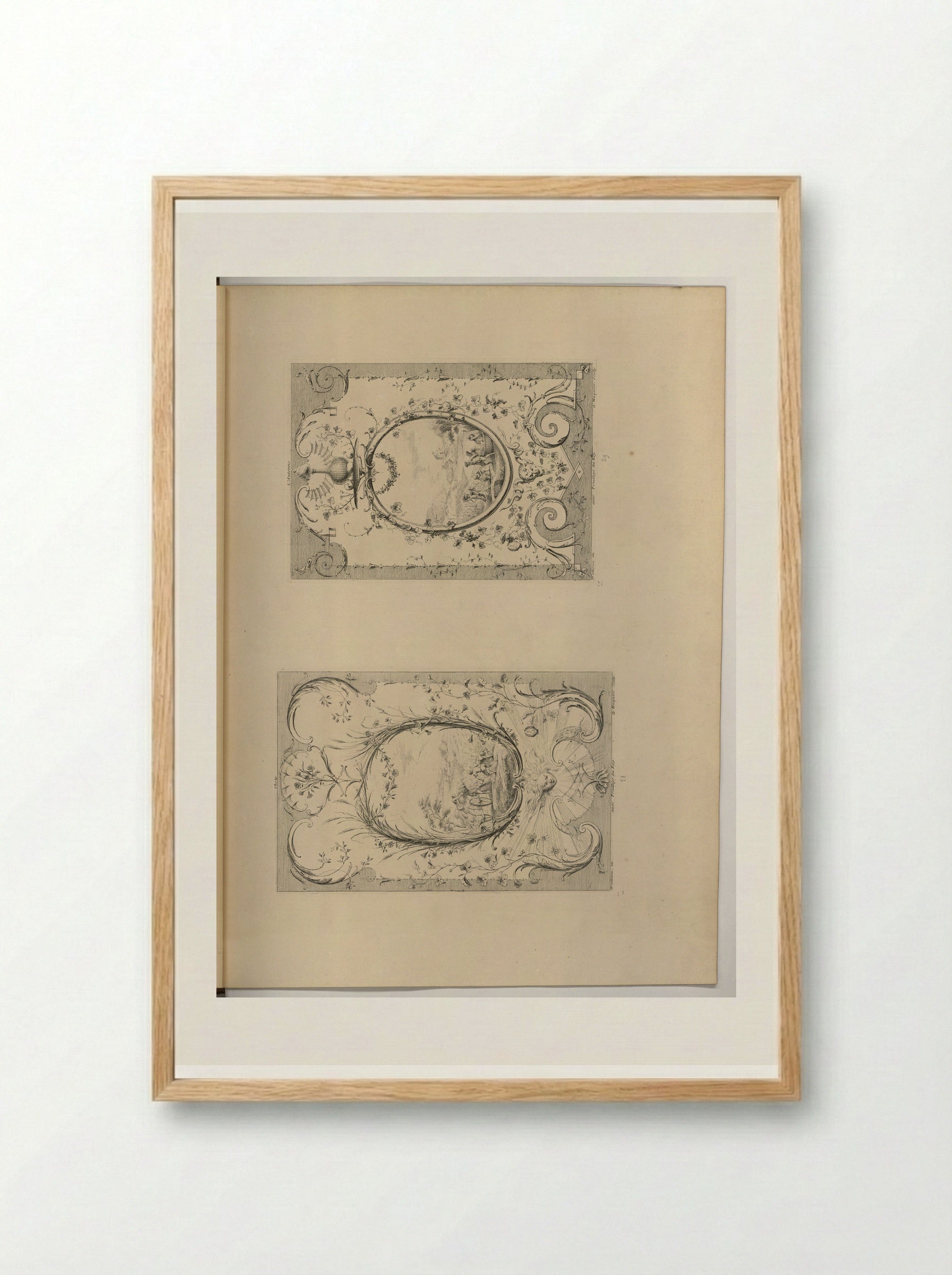 The Toilette - Antoine Watteau - Framed Print Wood