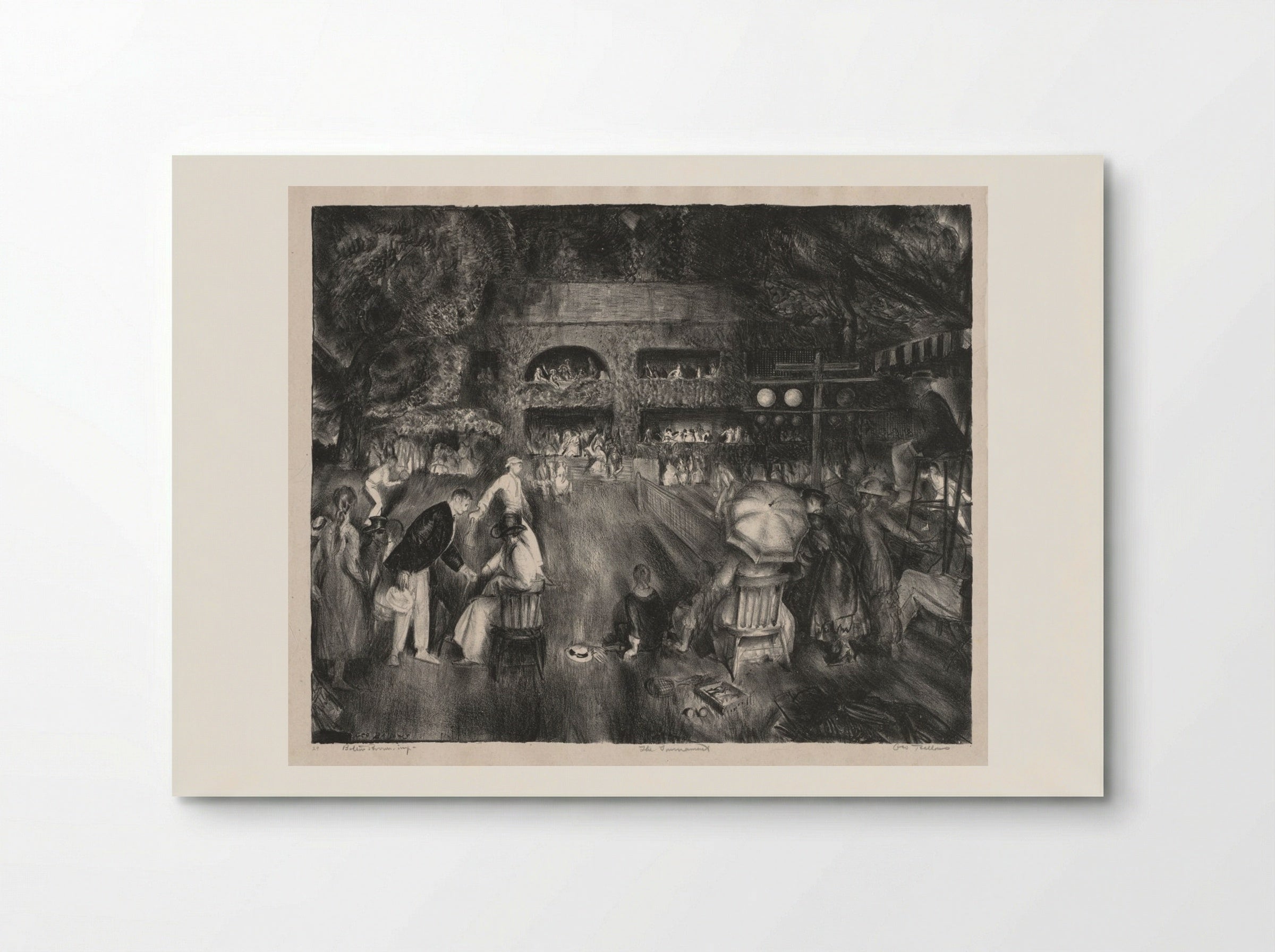 The Tournament - George Bellows - Poster