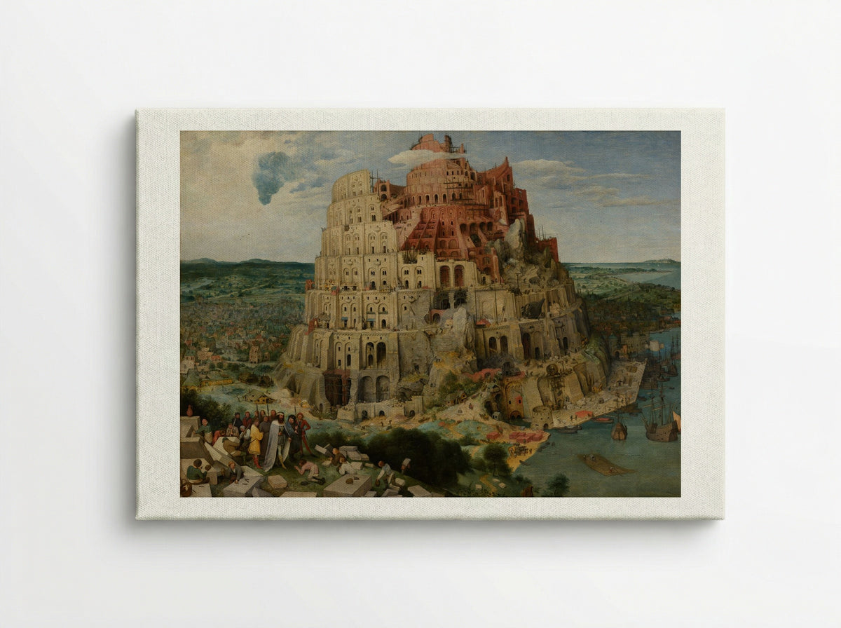 The Tower of Babel - Pieter Bruegel the Elder - Canvas