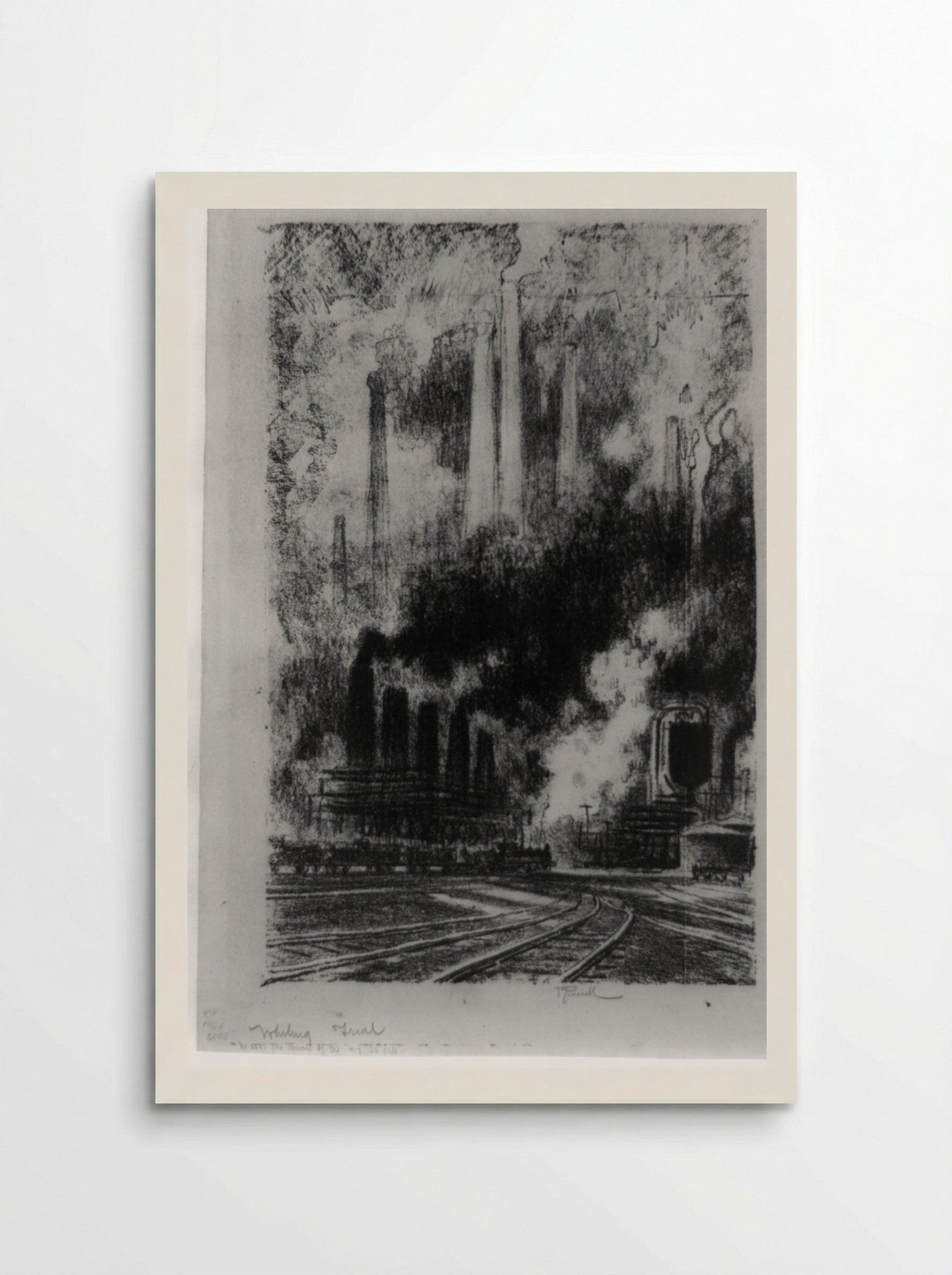 The Towers of Oil - Joseph Pennell - Poster