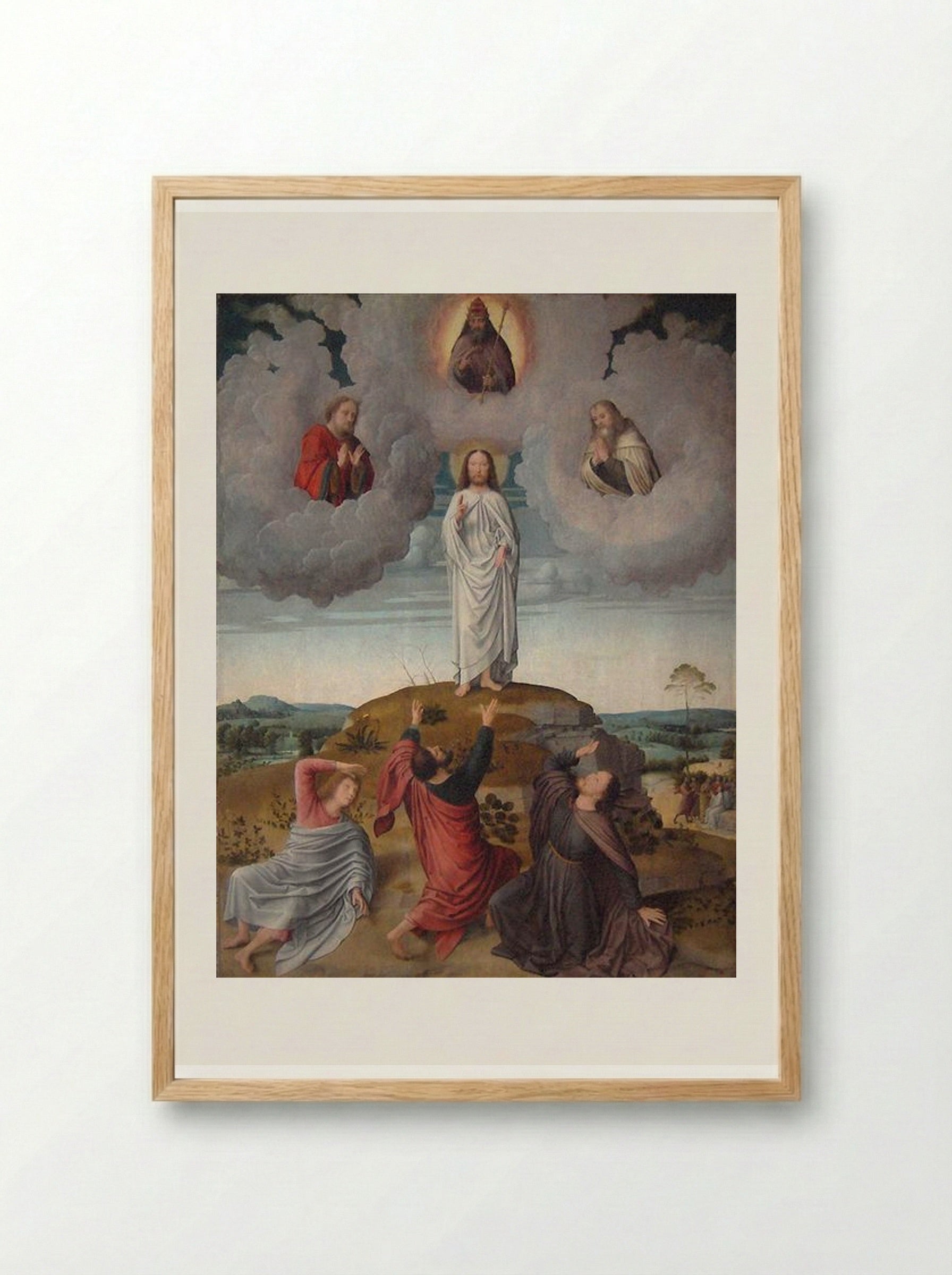 The Transfiguration of Christ - Gerard David - Framed Print Wood