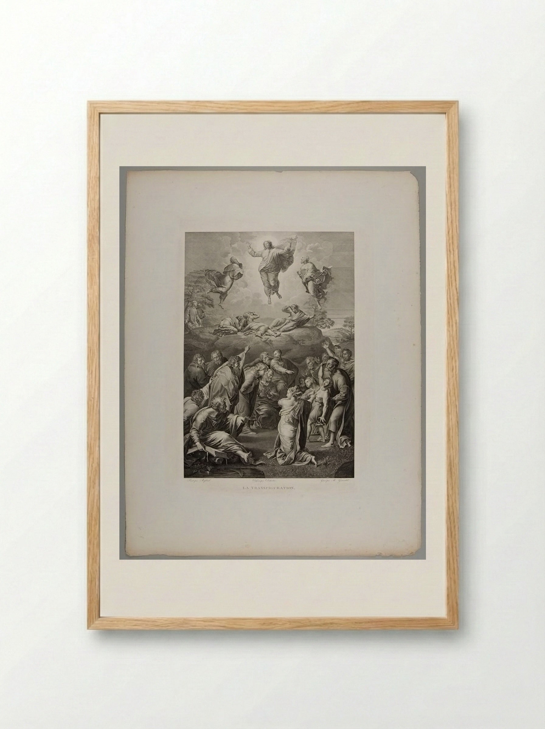 The Transfiguration - Abraham Girardet - Framed Print Wood