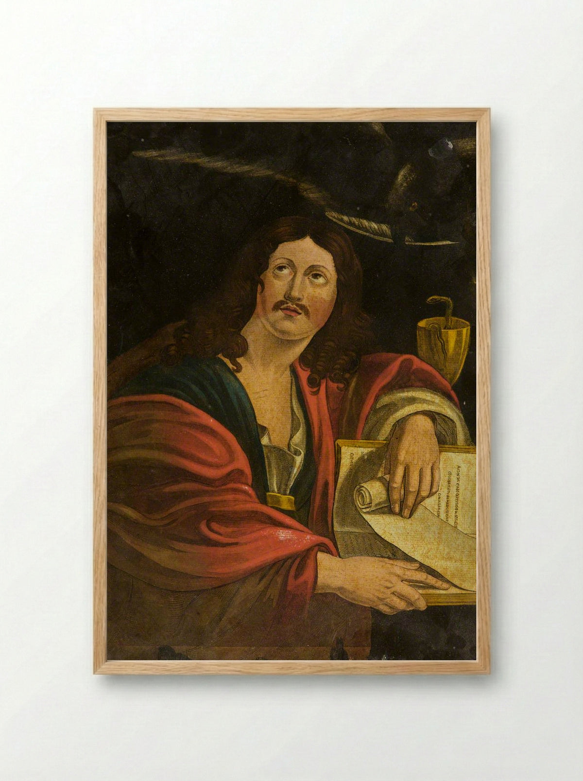 The Transformation of Cyparissus - Domenichino - Framed Print Wood