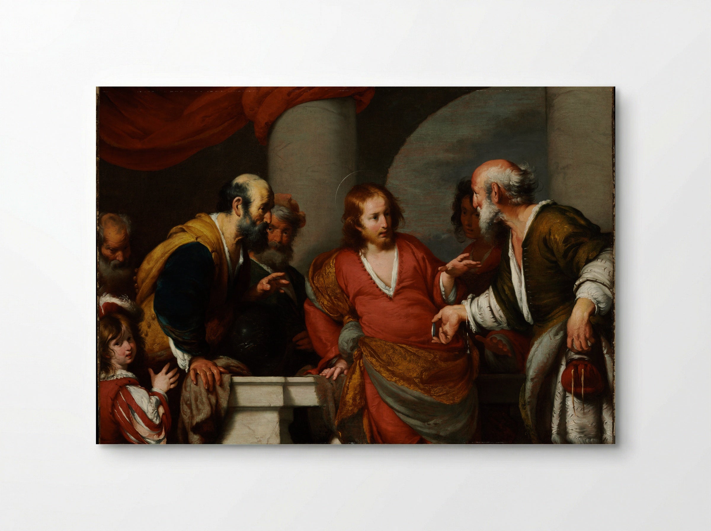 The Tribute Money - Bernardo Strozzi - Poster