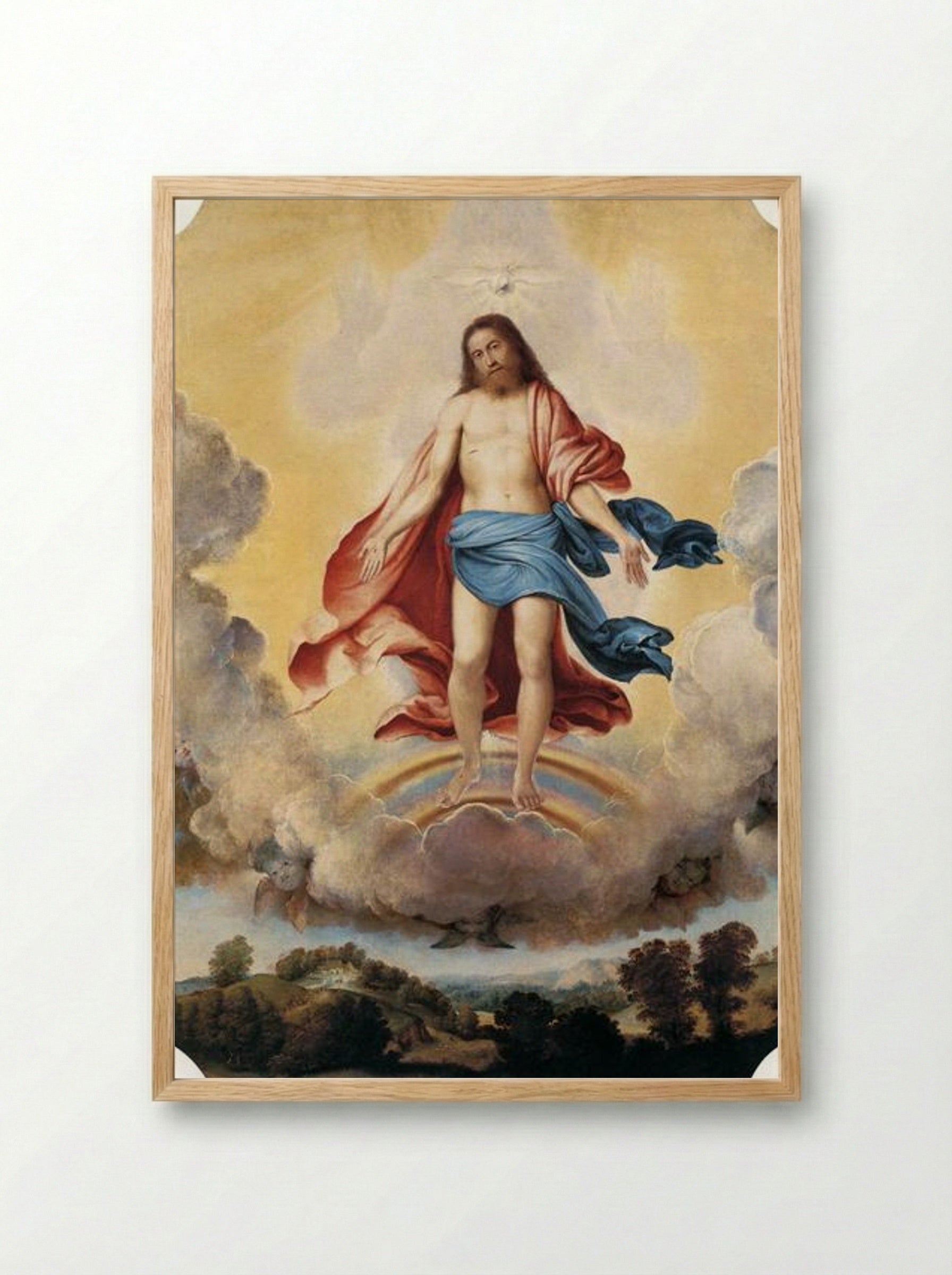 The Trinity - Lorenzo Lotto - Framed Print Wood