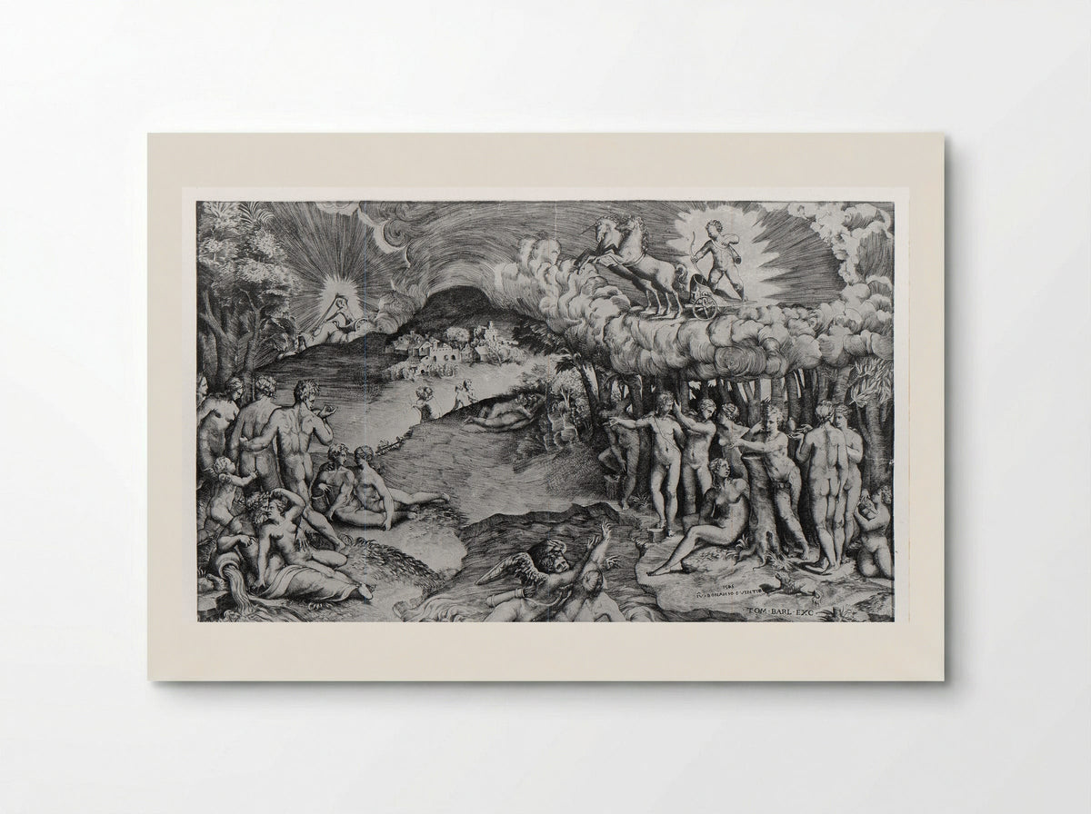 The Triumph of Love - Giulio Bonasone - Poster