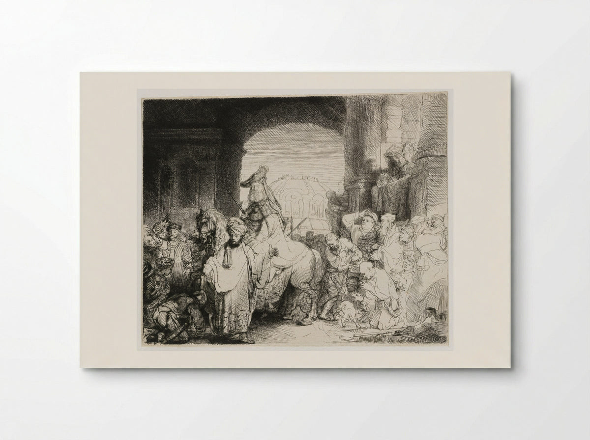 The Triumph of Mordecai - Rembrandt van Rijn - Poster