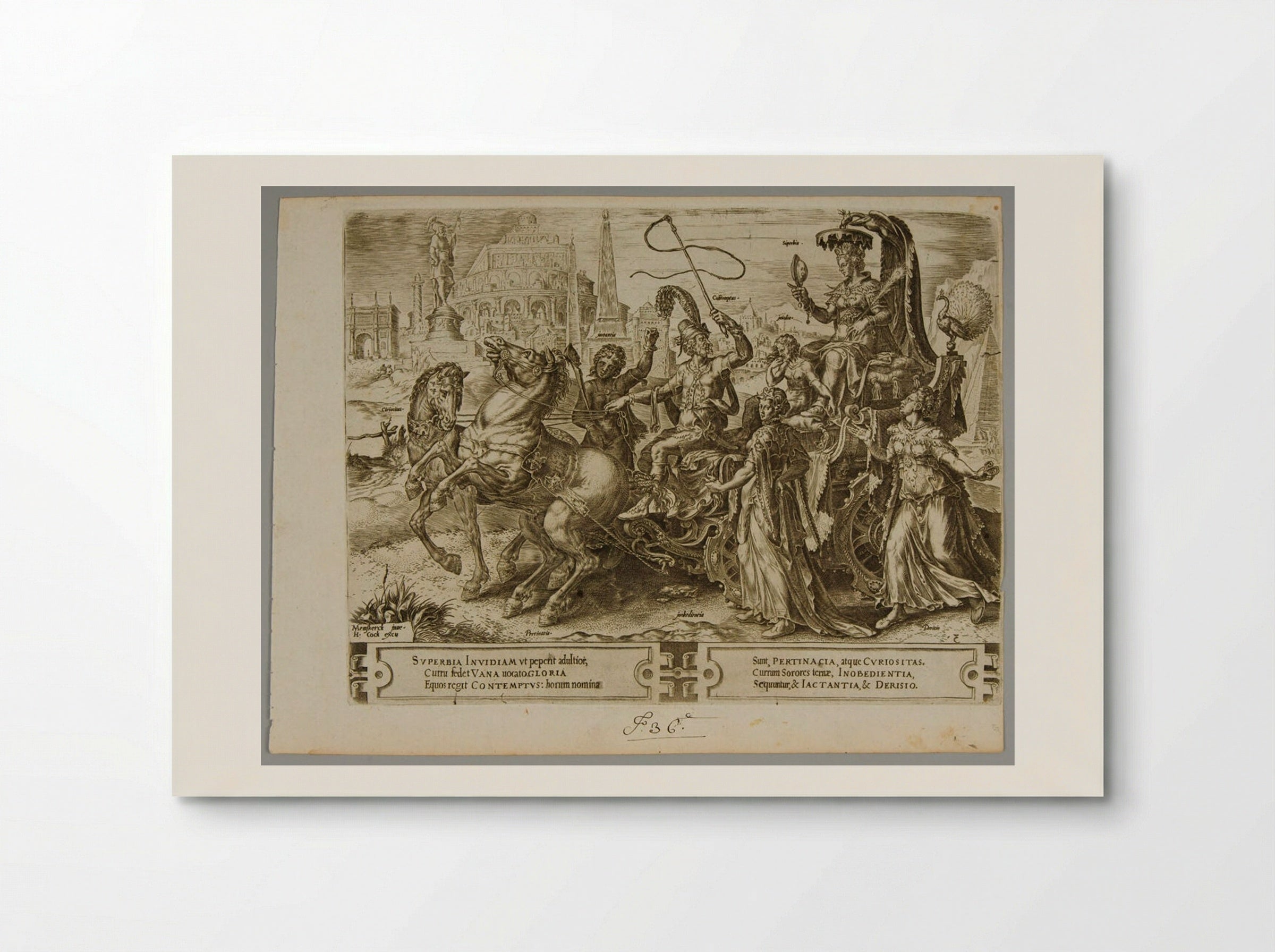 The Triumph of Pride - Cornelis Cort - Poster