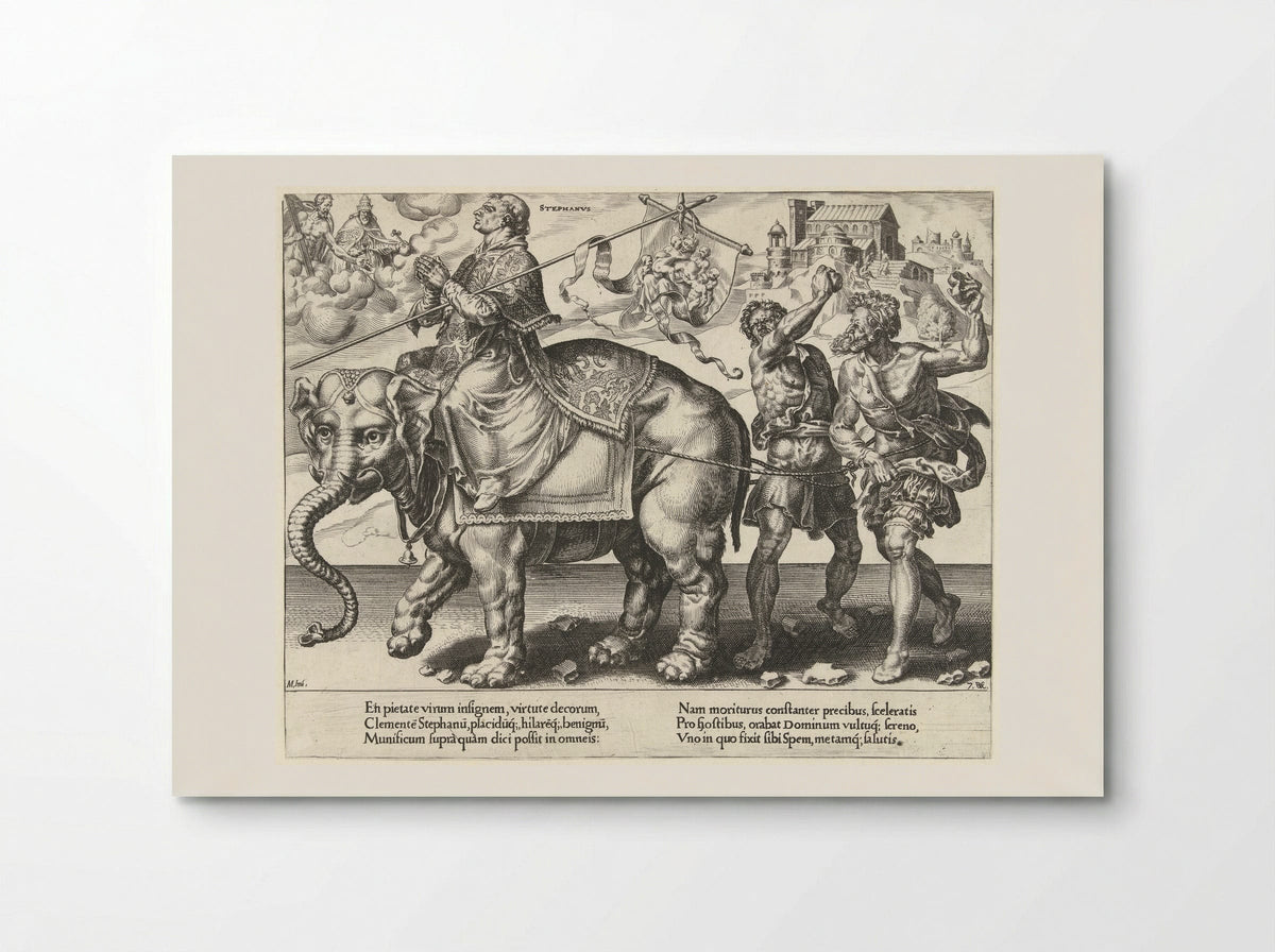 The Triumph of Saint Stephen - Hieronymus Cock - Poster