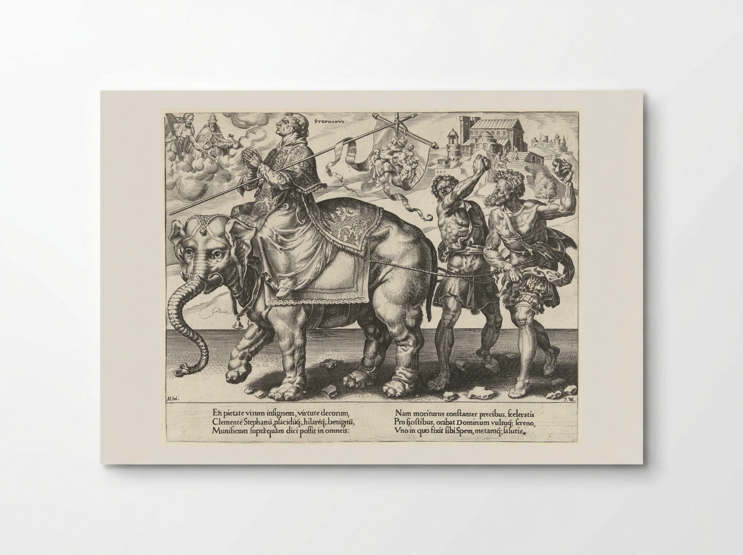 The Triumph of Saint Stephen - Hieronymus Cock - Poster
