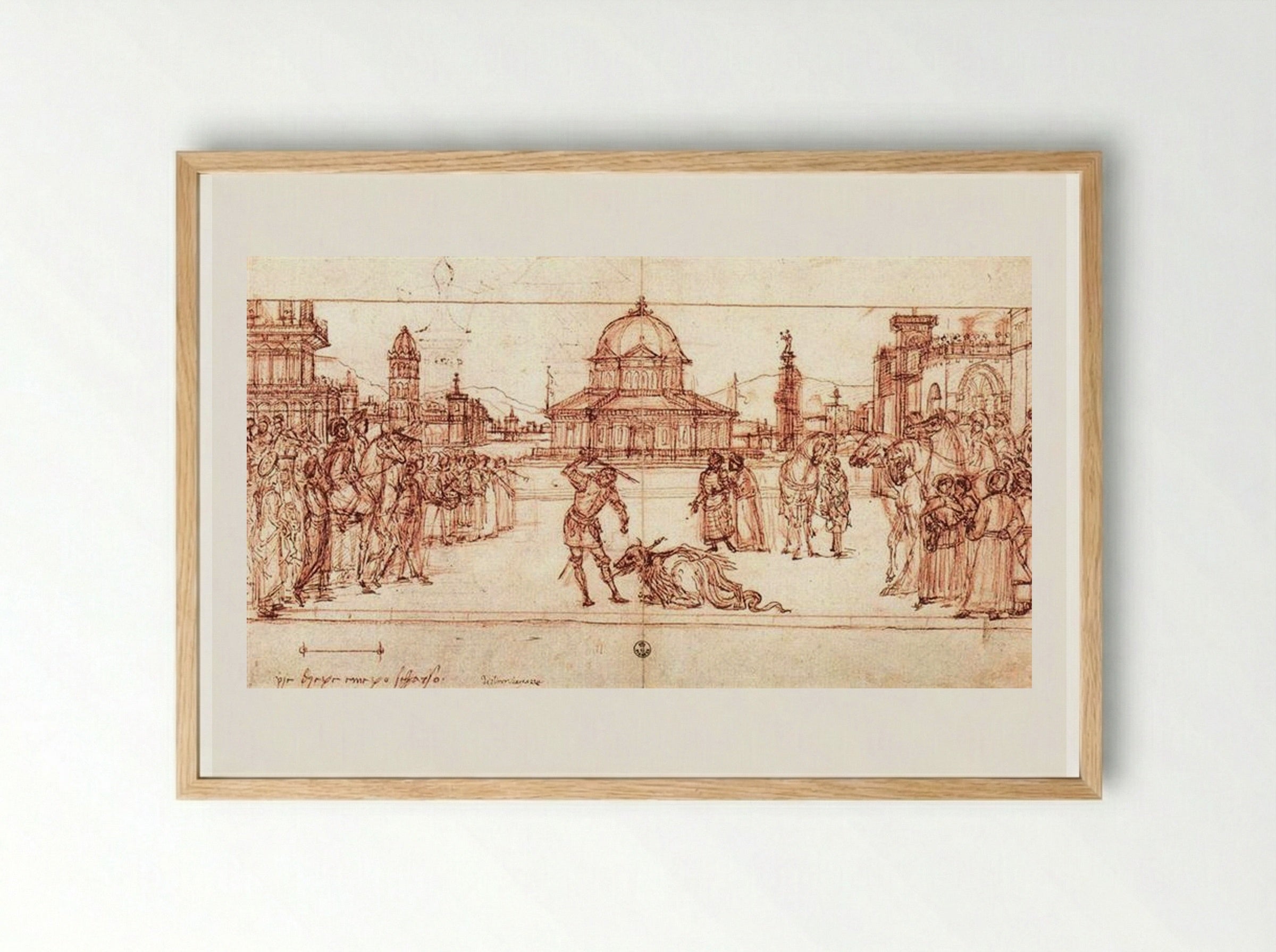 The Triumph of St. George - Vittore Carpaccio - Framed Print Wood